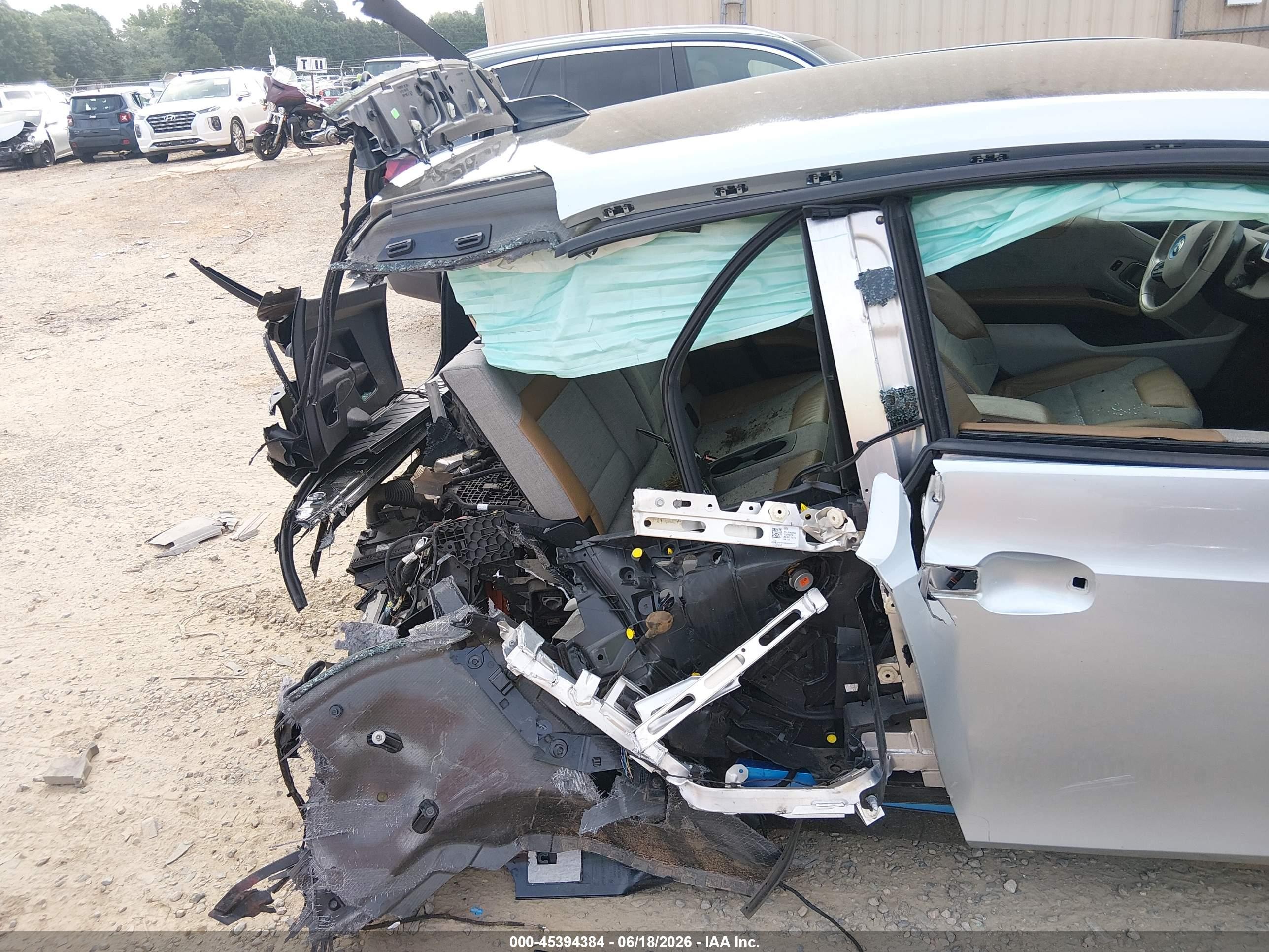 2015 Bmw I3 Base W/range Extender Серебряный vin: WBY1Z4C53FV278524