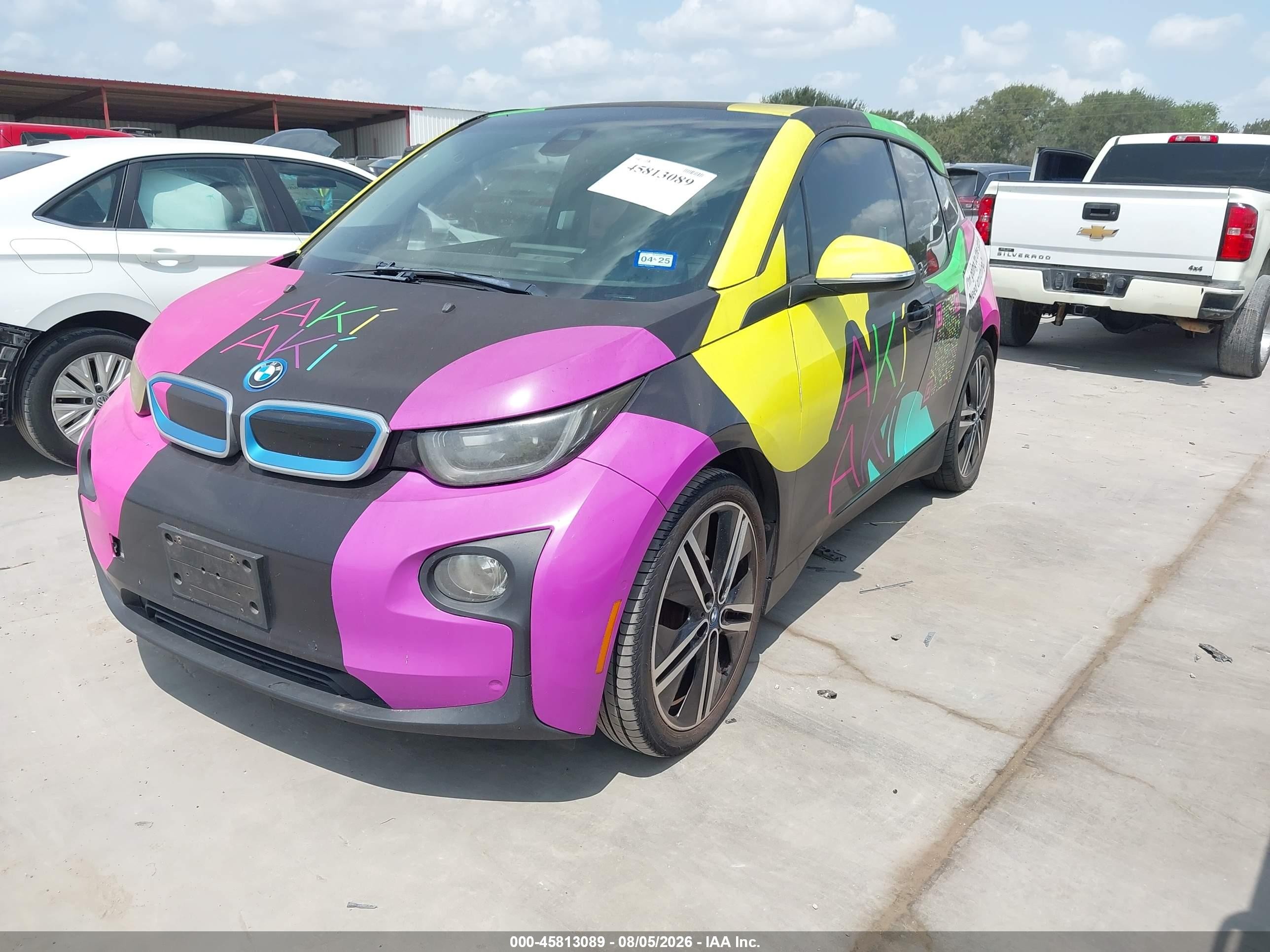 2015 Bmw I3 Base W/range Extender Black vin: WBY1Z4C53FV500706