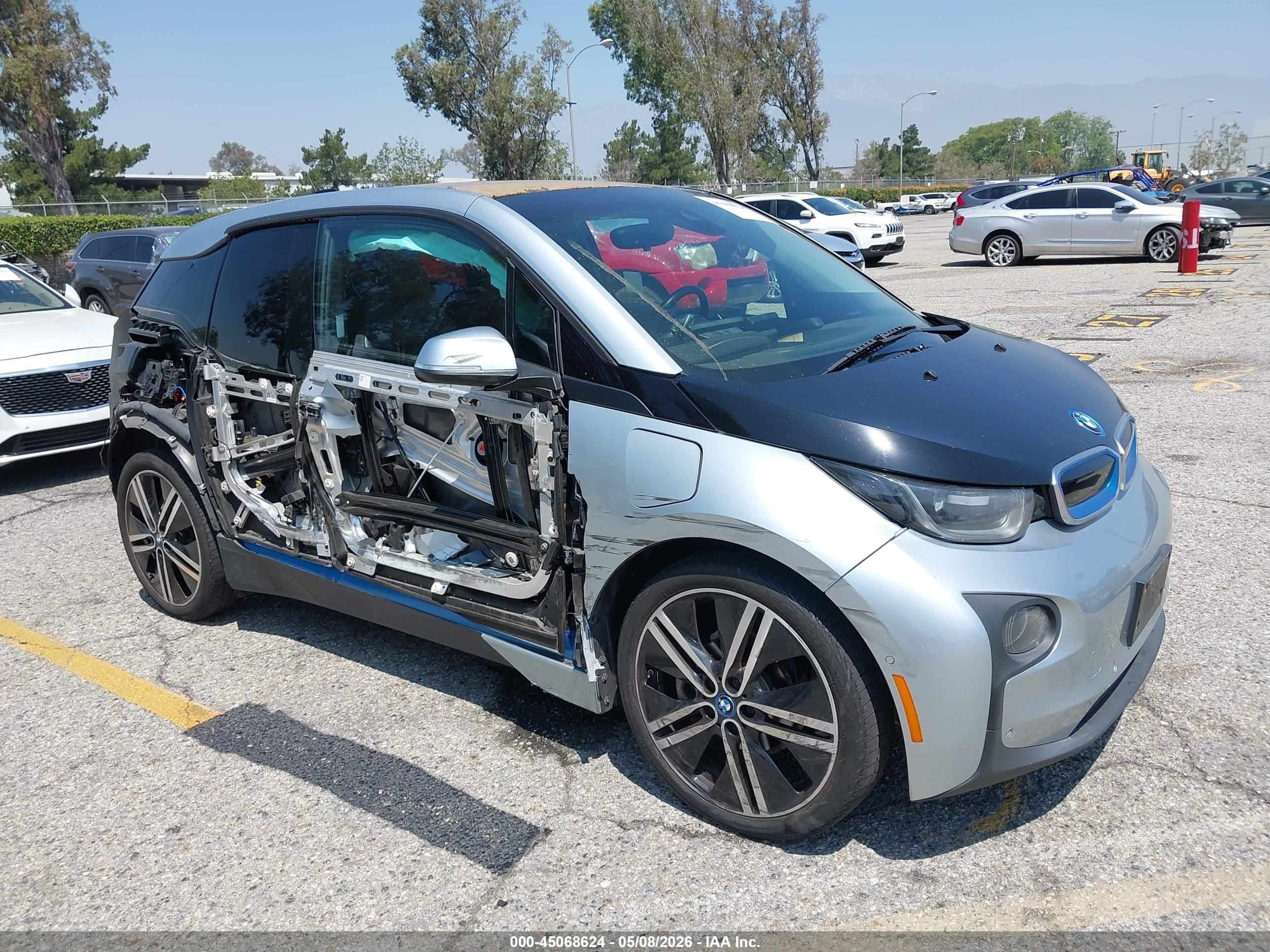 2014 Bmw I3 Base W/range Extender Silver vin: WBY1Z4C54EV275579