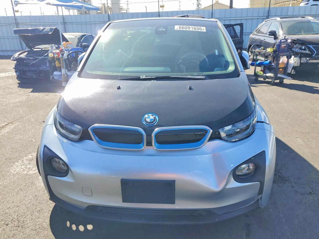 2014 Bmw I3 Rex Silver vin: WBY1Z4C54EV277378