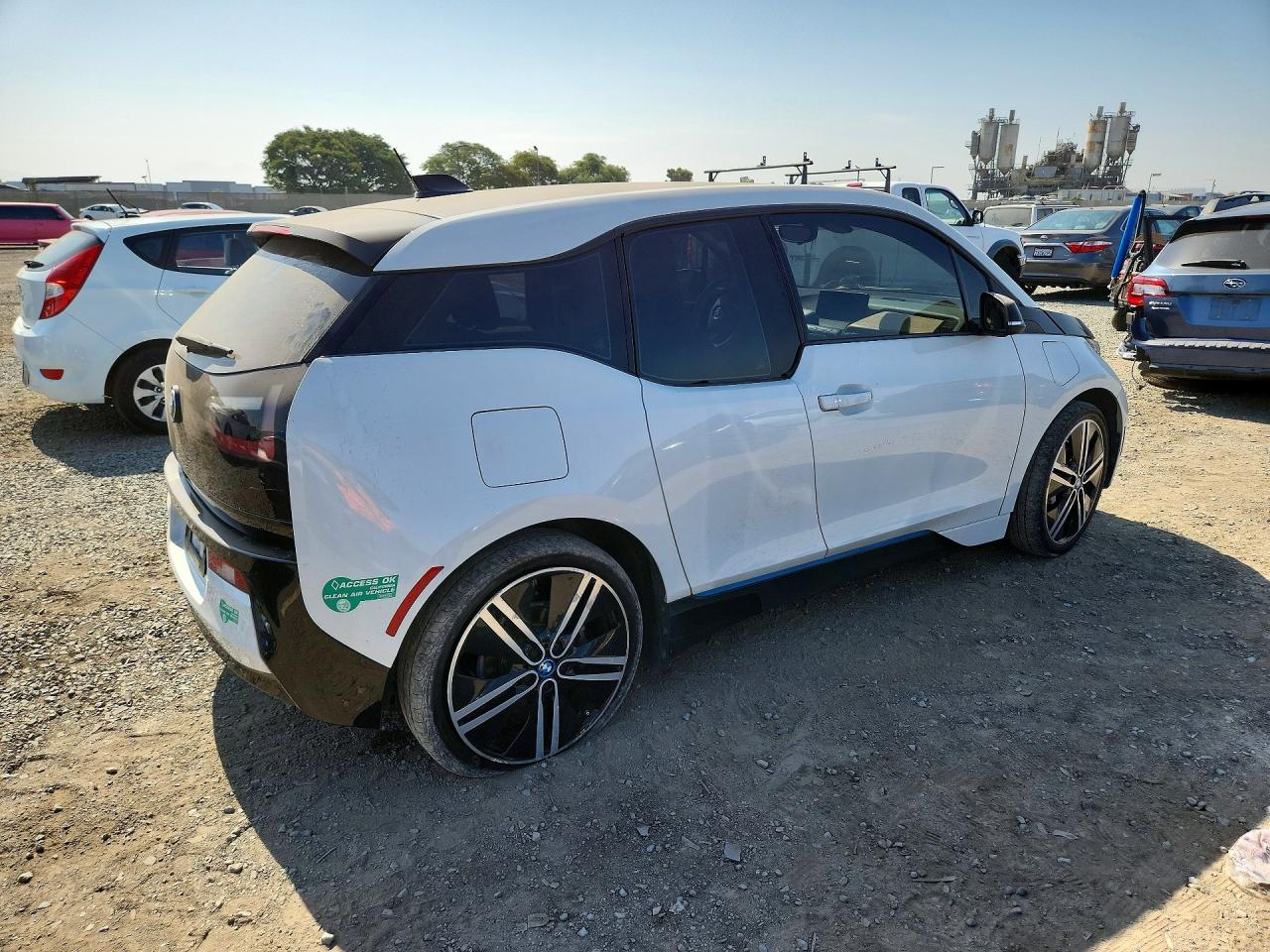 2015 Bmw I3 Rex White vin: WBY1Z4C54FV500536