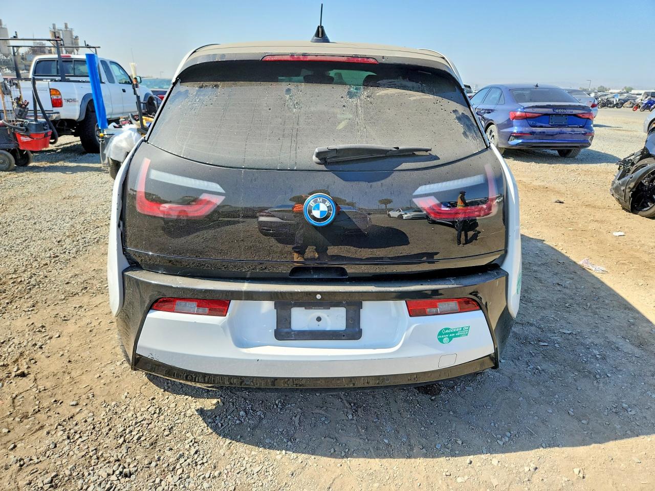 2015 Bmw I3 Rex White vin: WBY1Z4C54FV500536