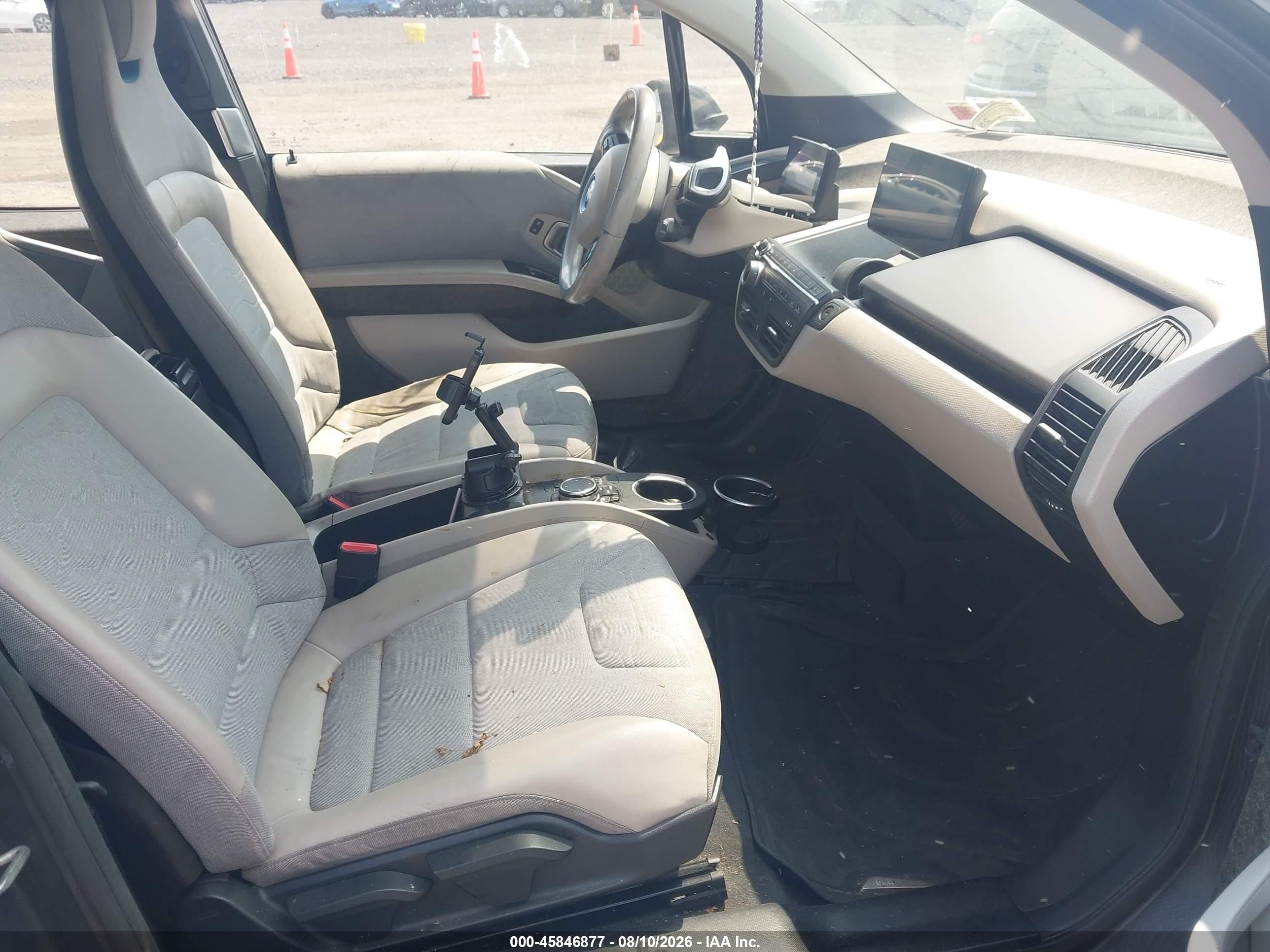 2015 Bmw I3 Base W/range Extender Gray vin: WBY1Z4C55FV500030