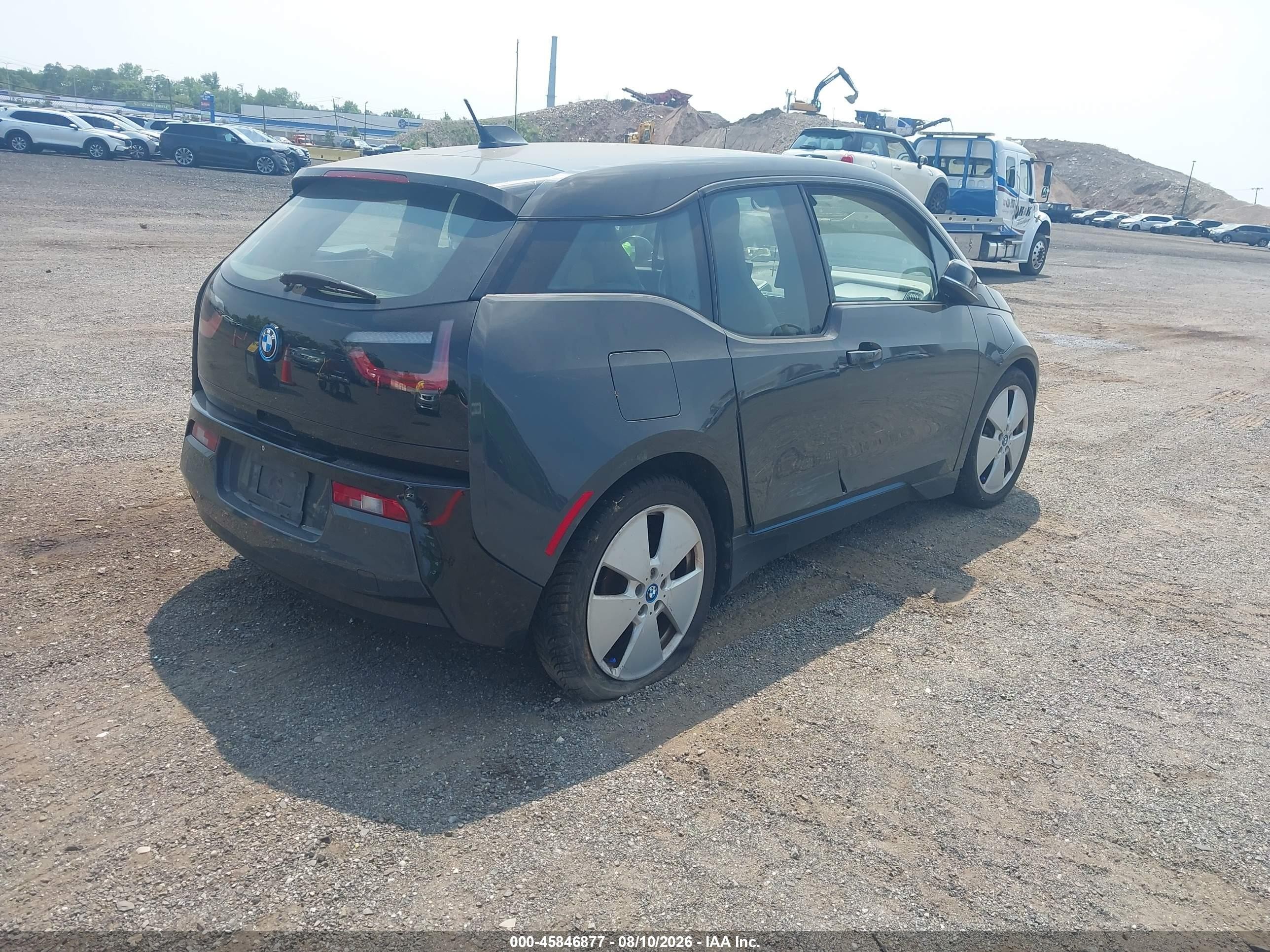2015 Bmw I3 Base W/range Extender Gray vin: WBY1Z4C55FV500030