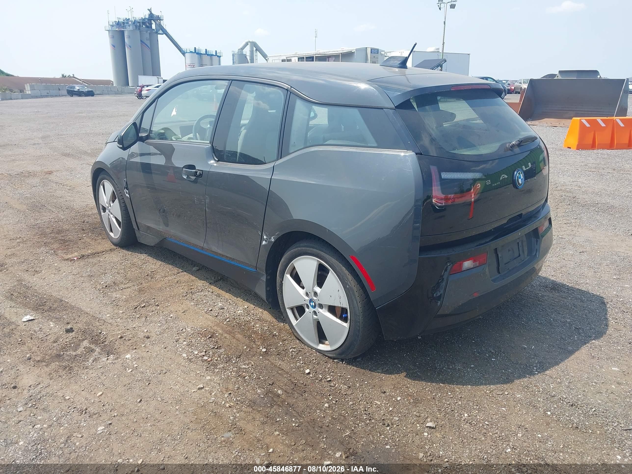 2015 Bmw I3 Base W/range Extender Gray vin: WBY1Z4C55FV500030