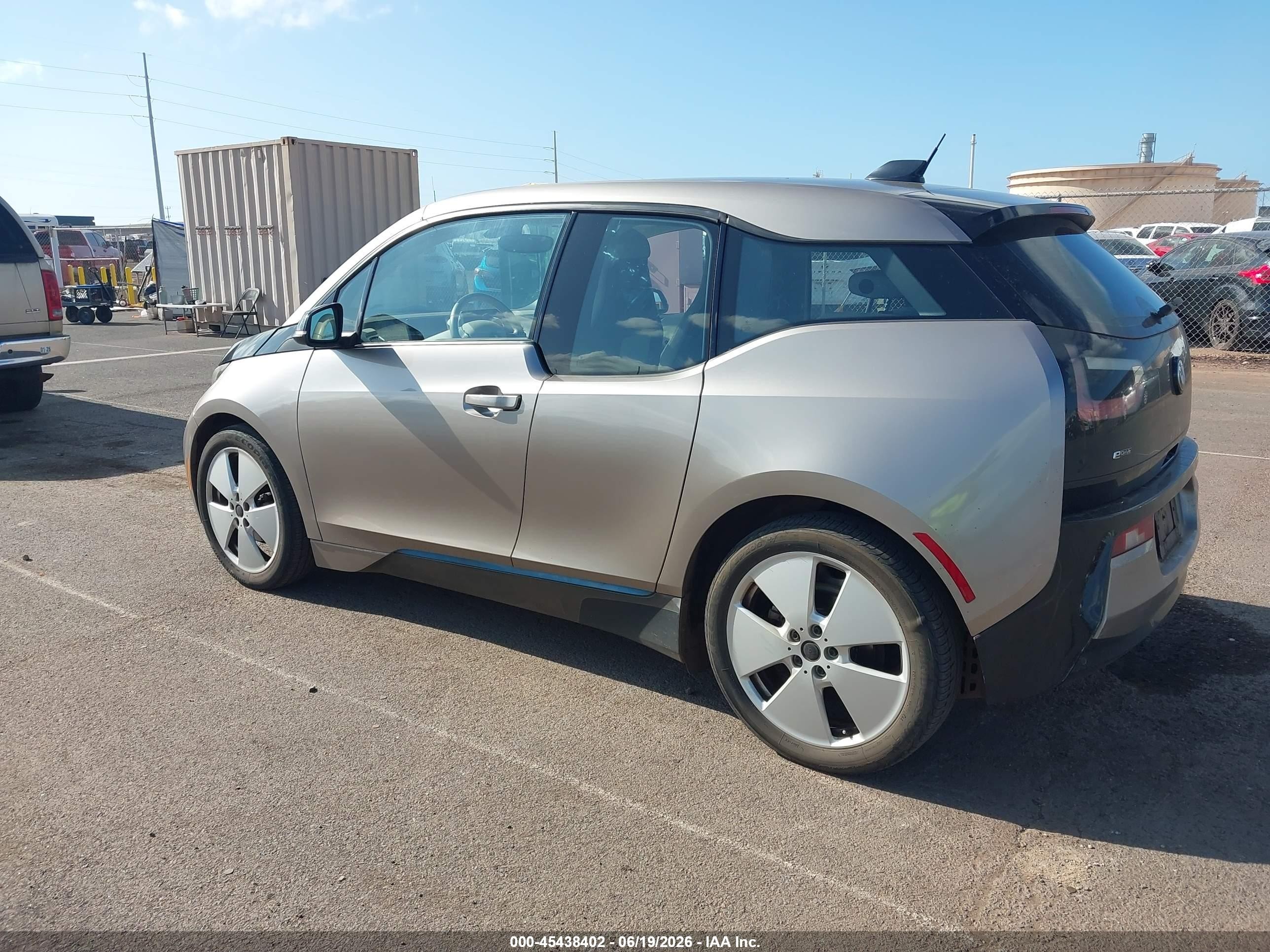 2015 Bmw I3 Base W/range Extender Brown vin: WBY1Z4C55FV503025