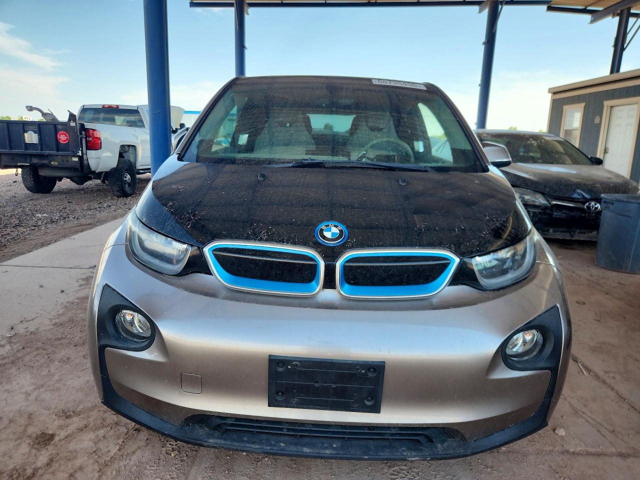 2014 Bmw I3 Rex Silver vin: WBY1Z4C56EVX63433