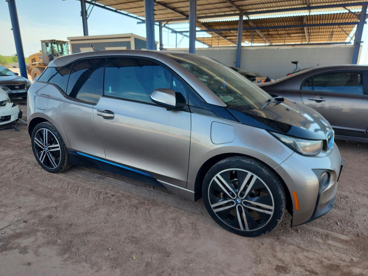 2014 Bmw I3 Rex Silver vin: WBY1Z4C56EVX63433