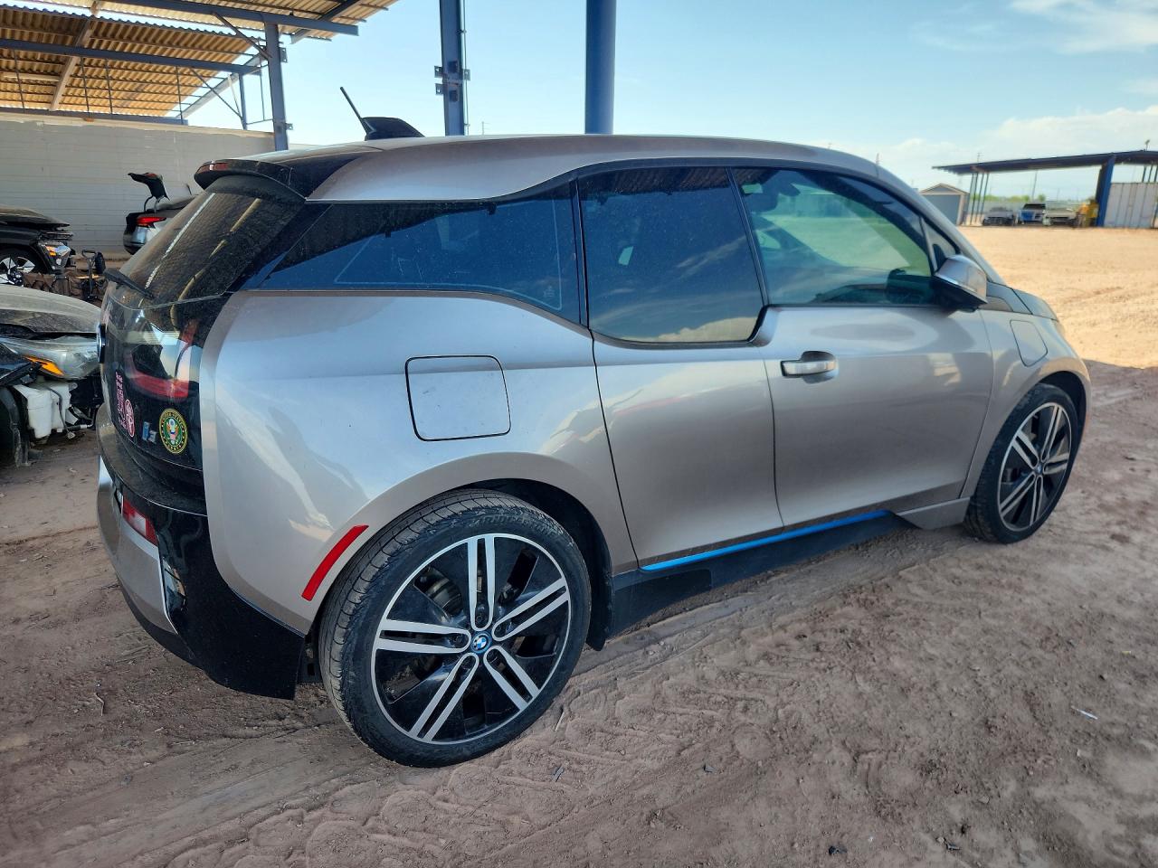 2014 Bmw I3 Rex Silver vin: WBY1Z4C56EVX63433