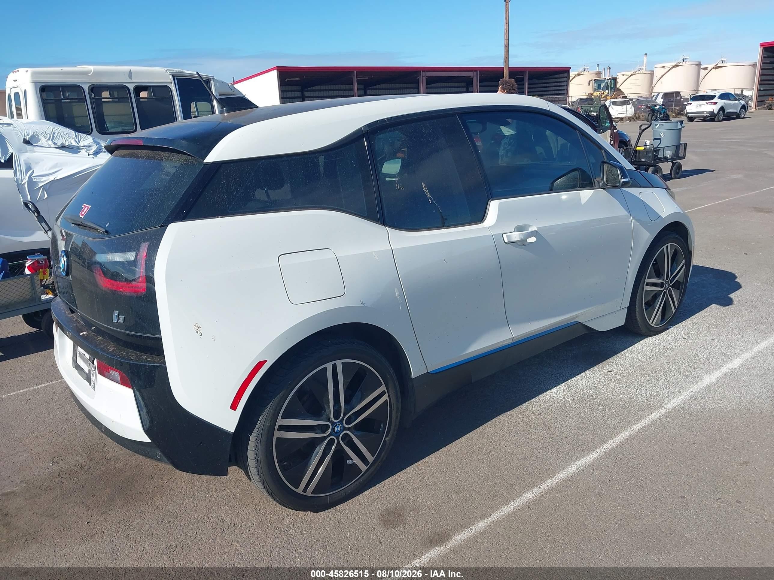 2015 Bmw I3 Base W/range Extender Белый vin: WBY1Z4C56FV279196