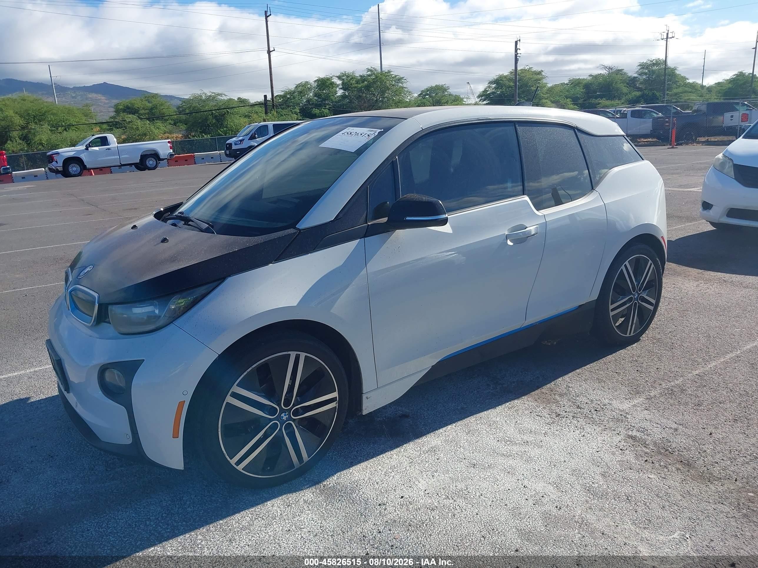 2015 Bmw I3 Base W/range Extender Белый vin: WBY1Z4C56FV279196