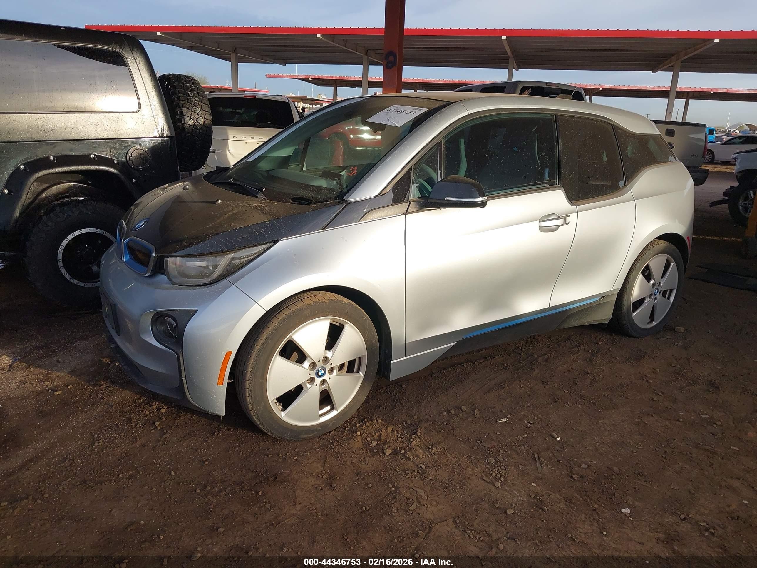 2015 Bmw I3 Base W/range Extender Silver vin: WBY1Z4C56FV504099