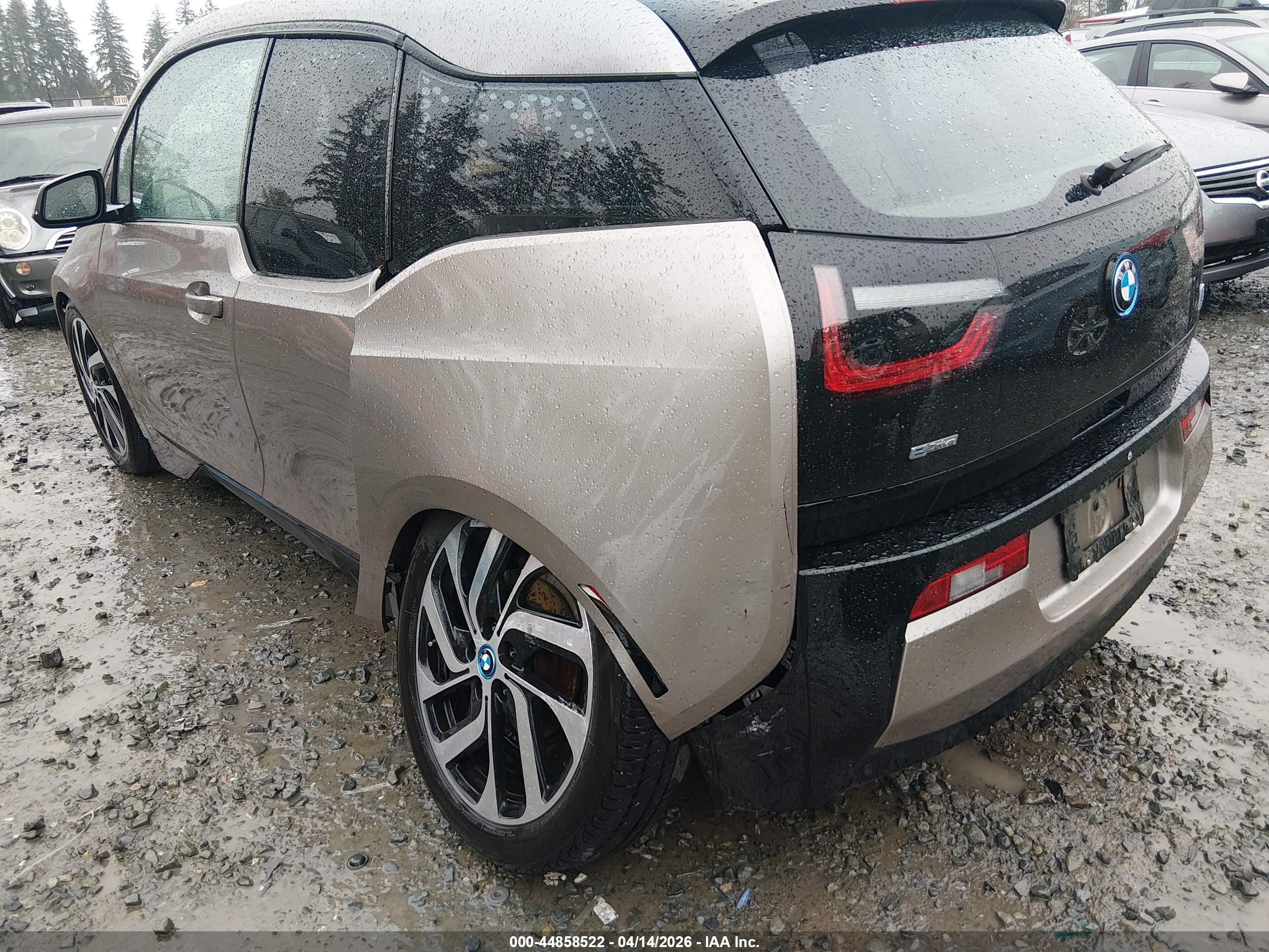 2015 Bmw I3 Base W/range Extender Tan vin: WBY1Z4C57FV277909
