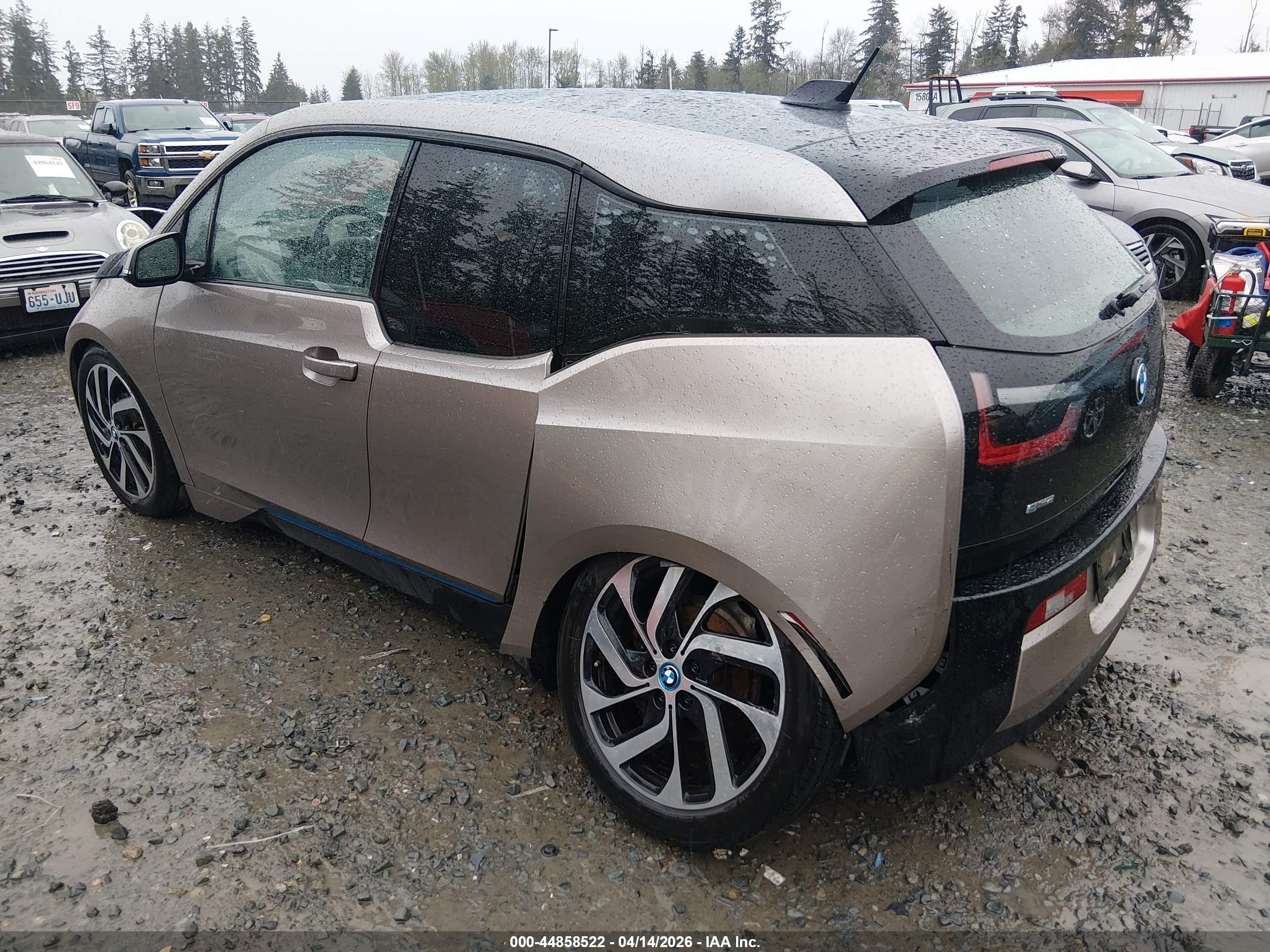 2015 Bmw I3 Base W/range Extender Tan vin: WBY1Z4C57FV277909