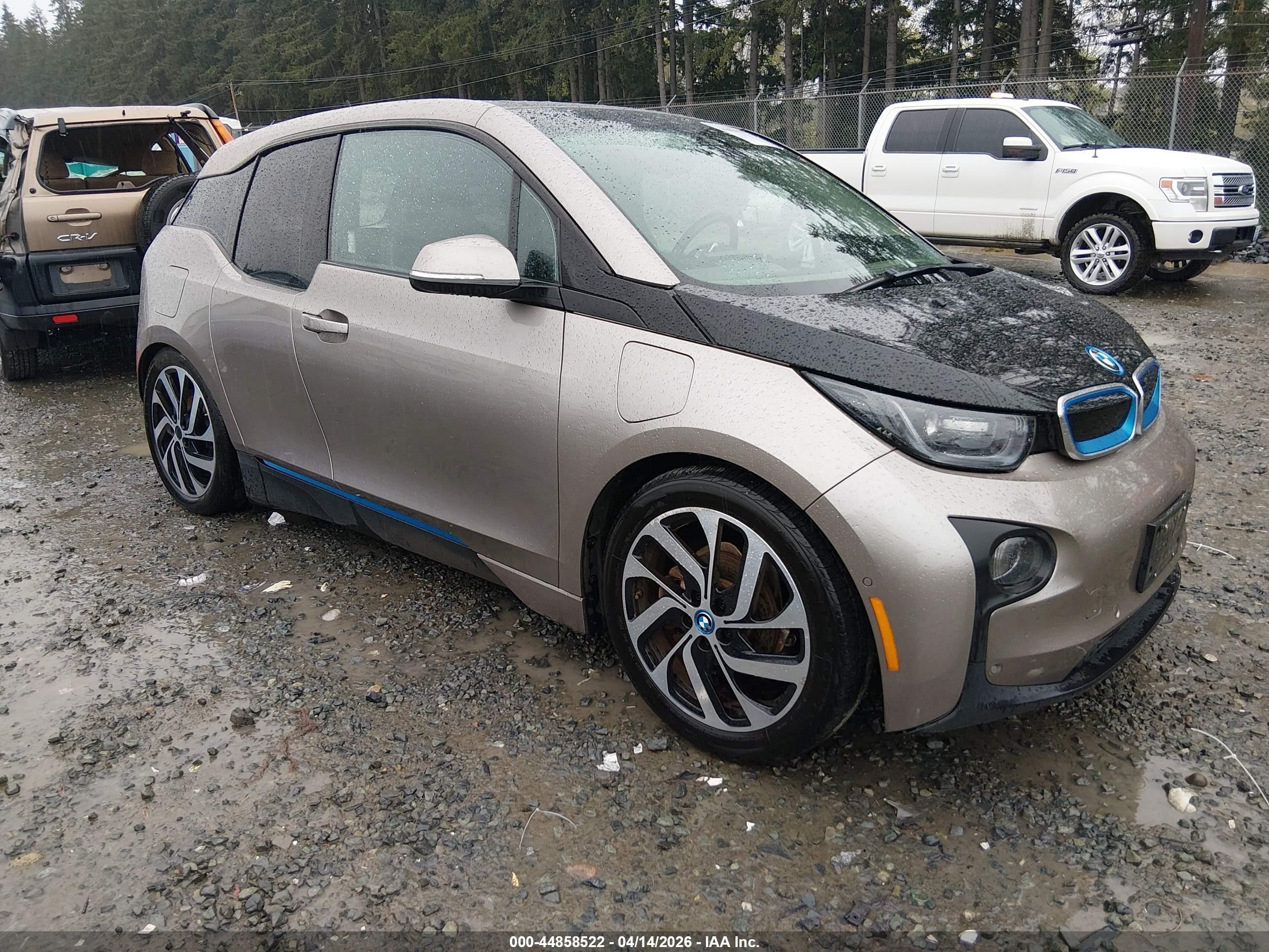 2015 Bmw I3 Base W/range Extender Желто-коричневый vin: WBY1Z4C57FV277909