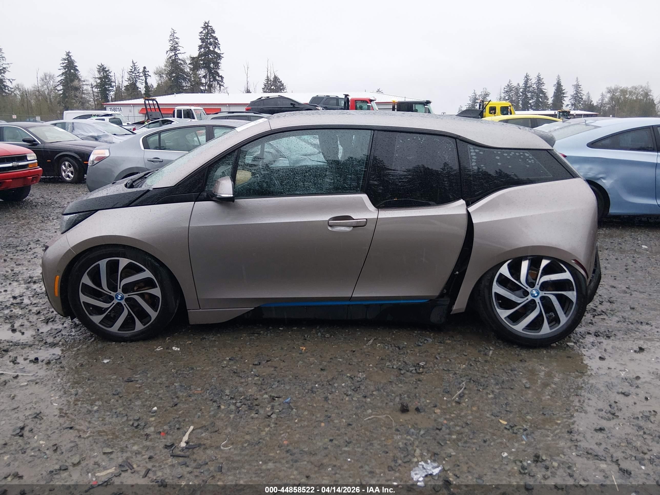 2015 Bmw I3 Base W/range Extender Tan vin: WBY1Z4C57FV277909