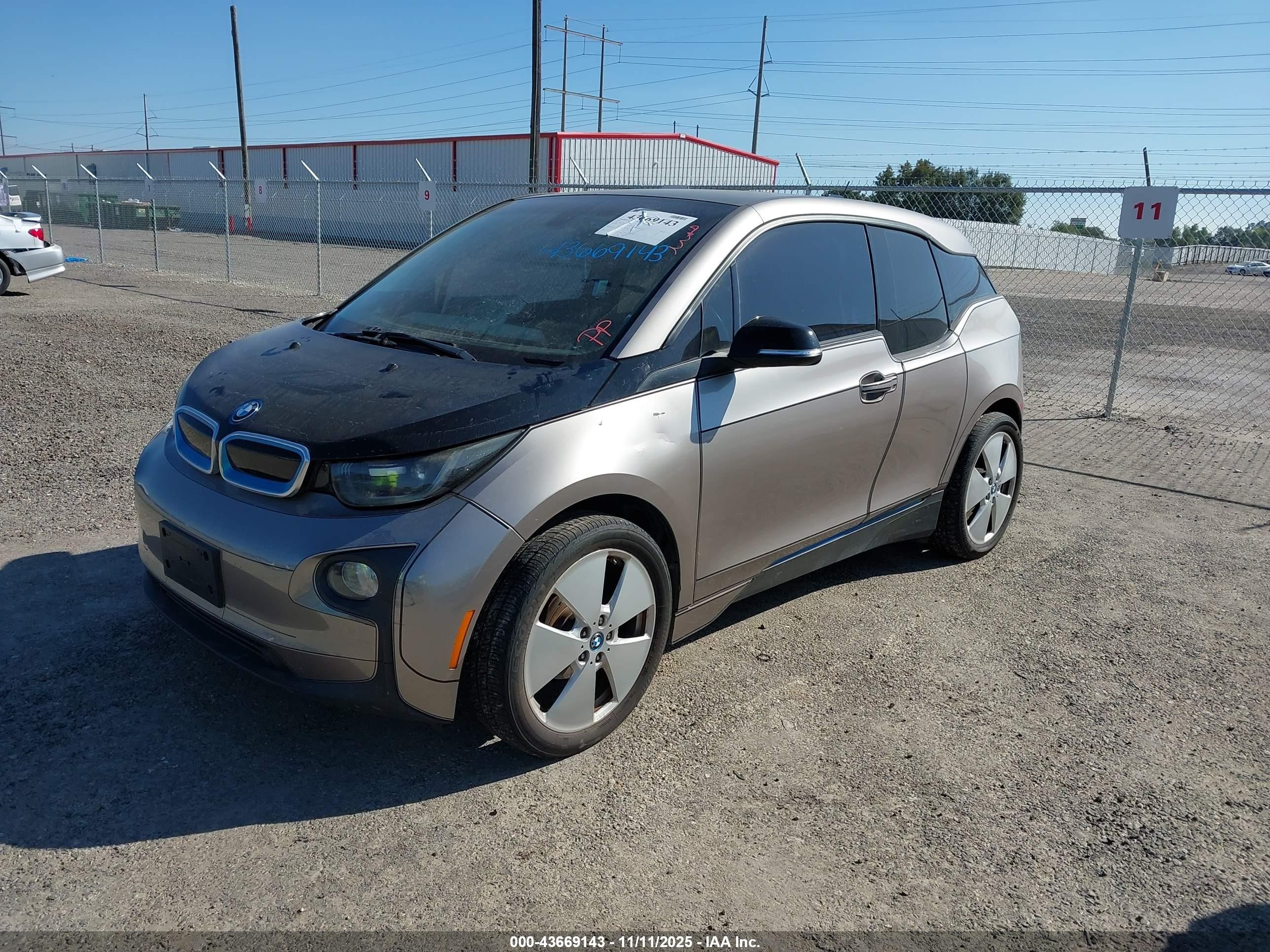 2015 Bmw I3 Base W/range Extender Black vin: WBY1Z4C57FV500918