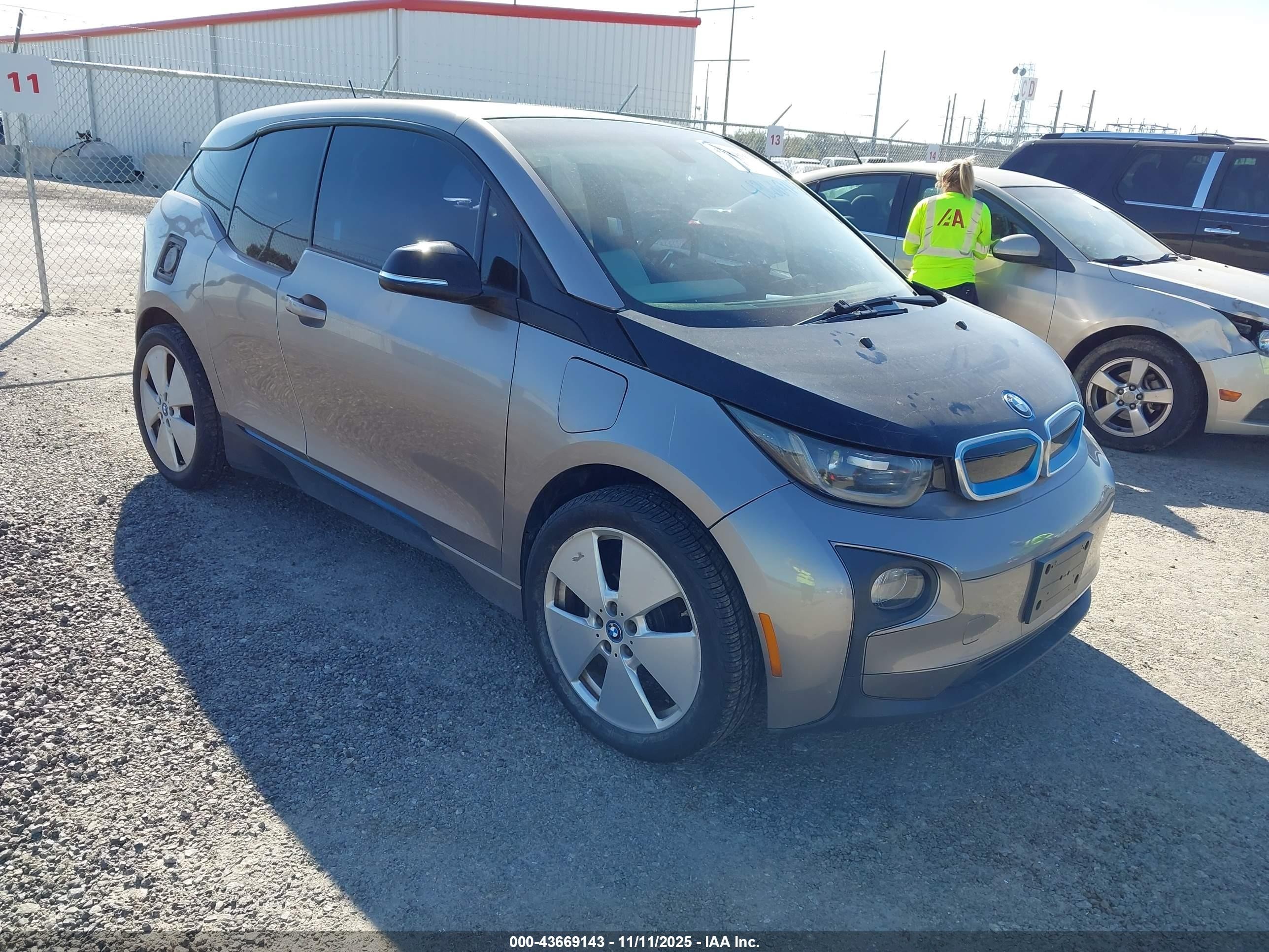 2015 Bmw I3 Base W/range Extender Black vin: WBY1Z4C57FV500918