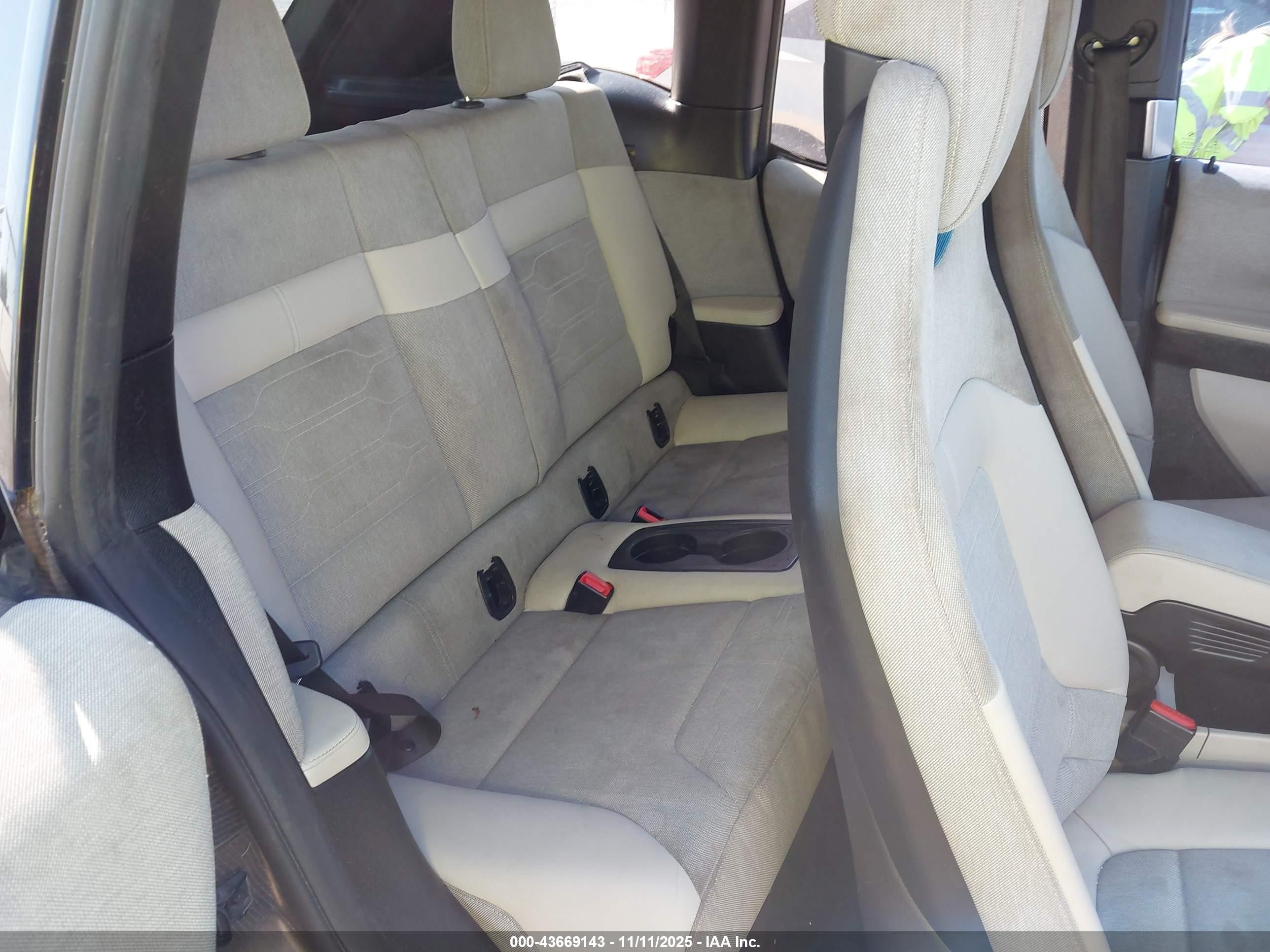 2015 Bmw I3 Base W/range Extender Black vin: WBY1Z4C57FV500918