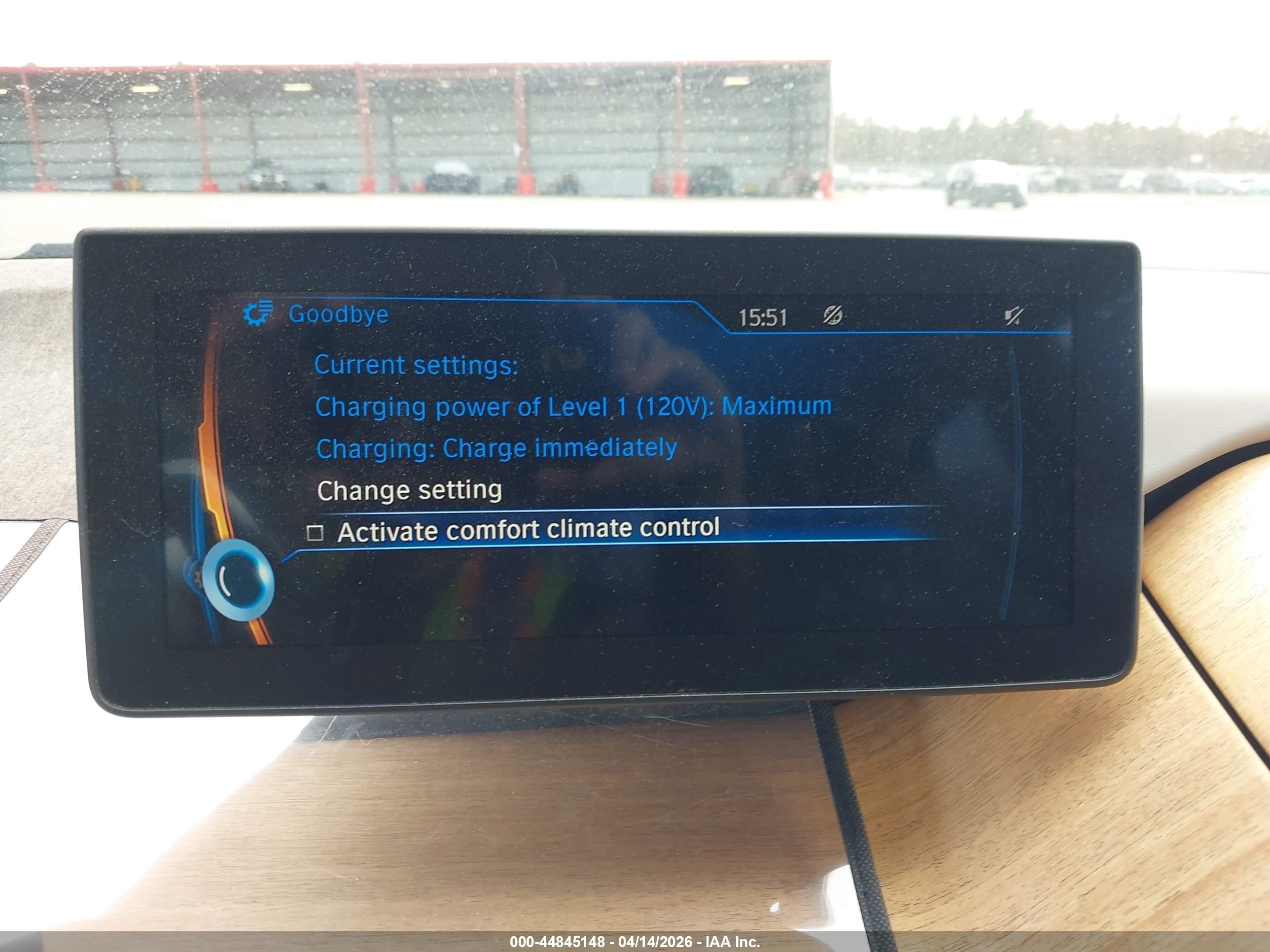 2015 Bmw I3 Base W/range Extender Orange vin: WBY1Z4C57FV501938