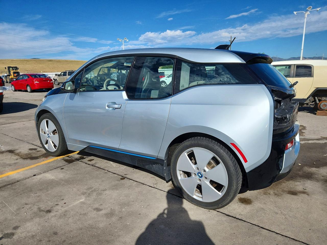 2015 Bmw I3 Rex Silver vin: WBY1Z4C57FV504452