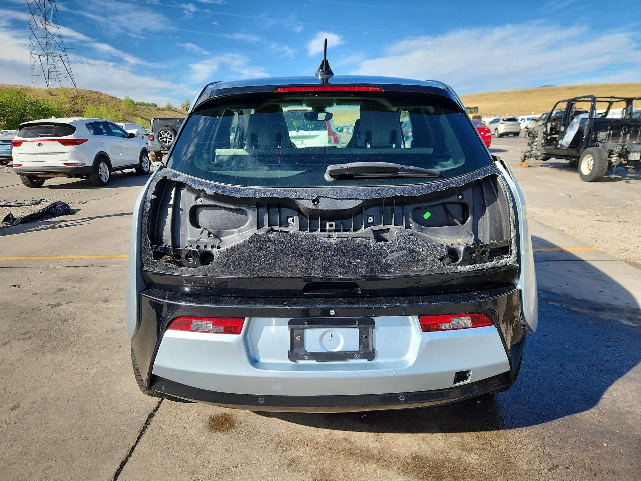 2015 Bmw I3 Rex Silver vin: WBY1Z4C57FV504452