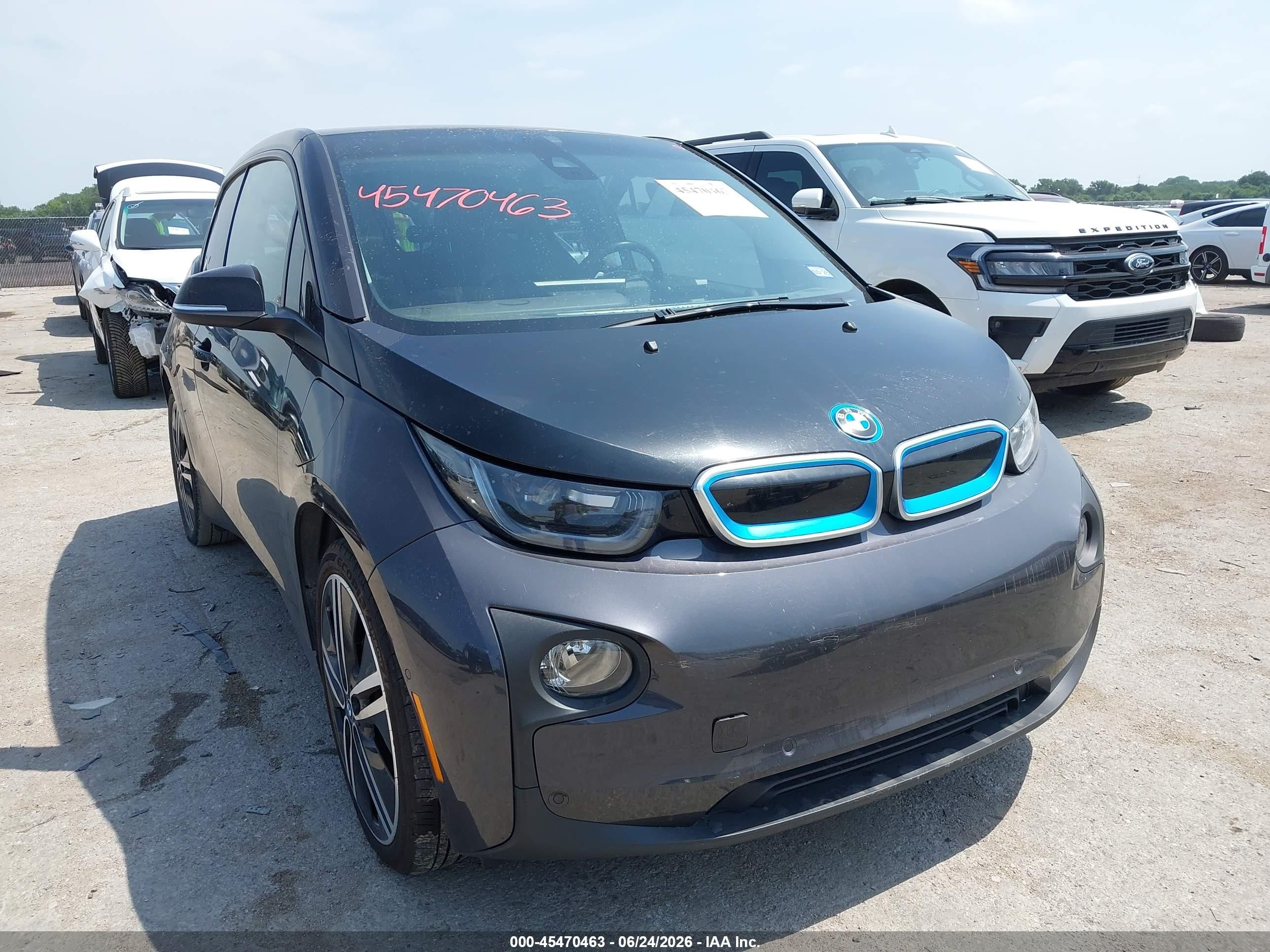 2015 Bmw I3 Base W/range Extender Gray vin: WBY1Z4C58FV503410