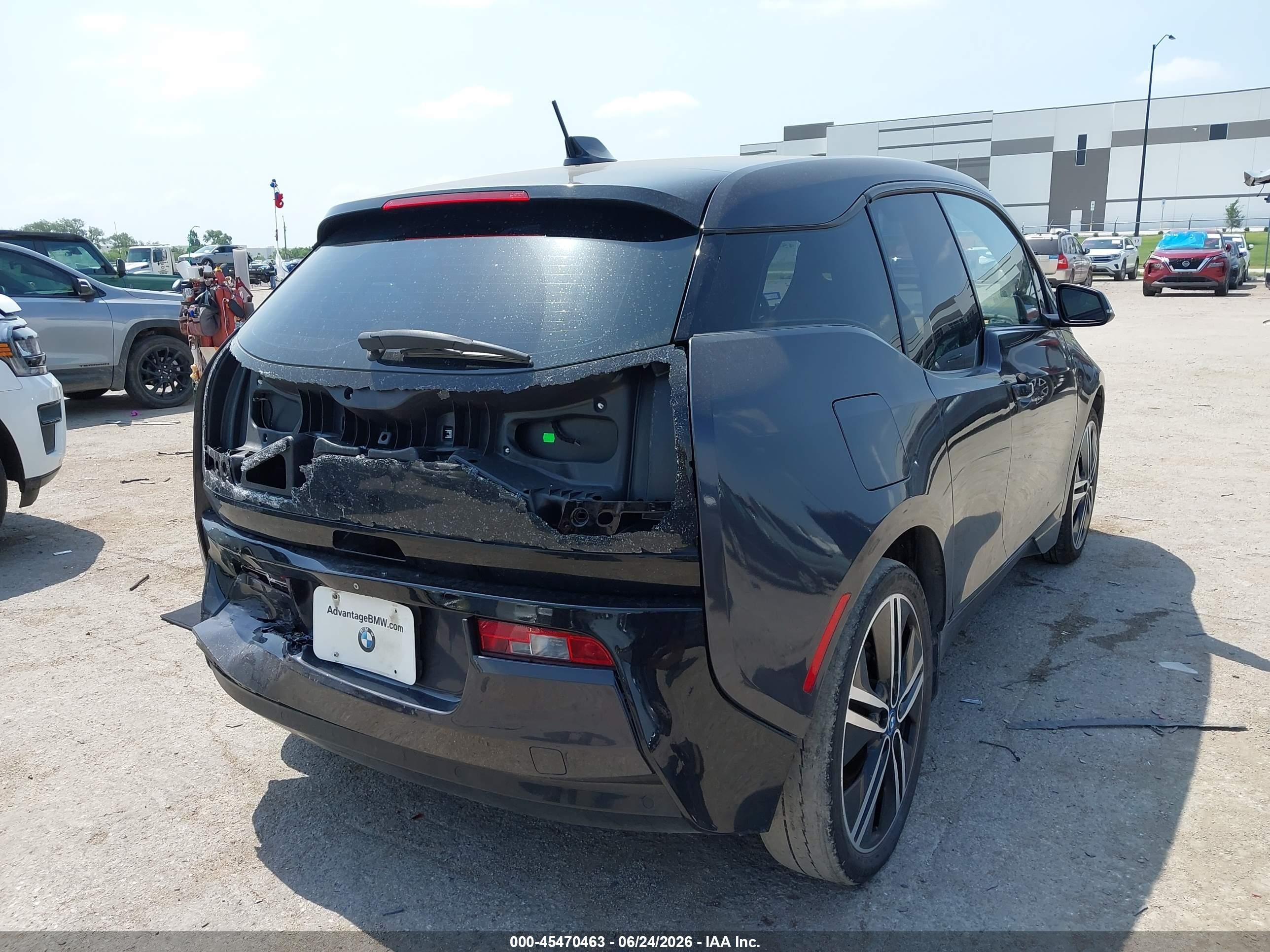2015 Bmw I3 Base W/range Extender Gray vin: WBY1Z4C58FV503410