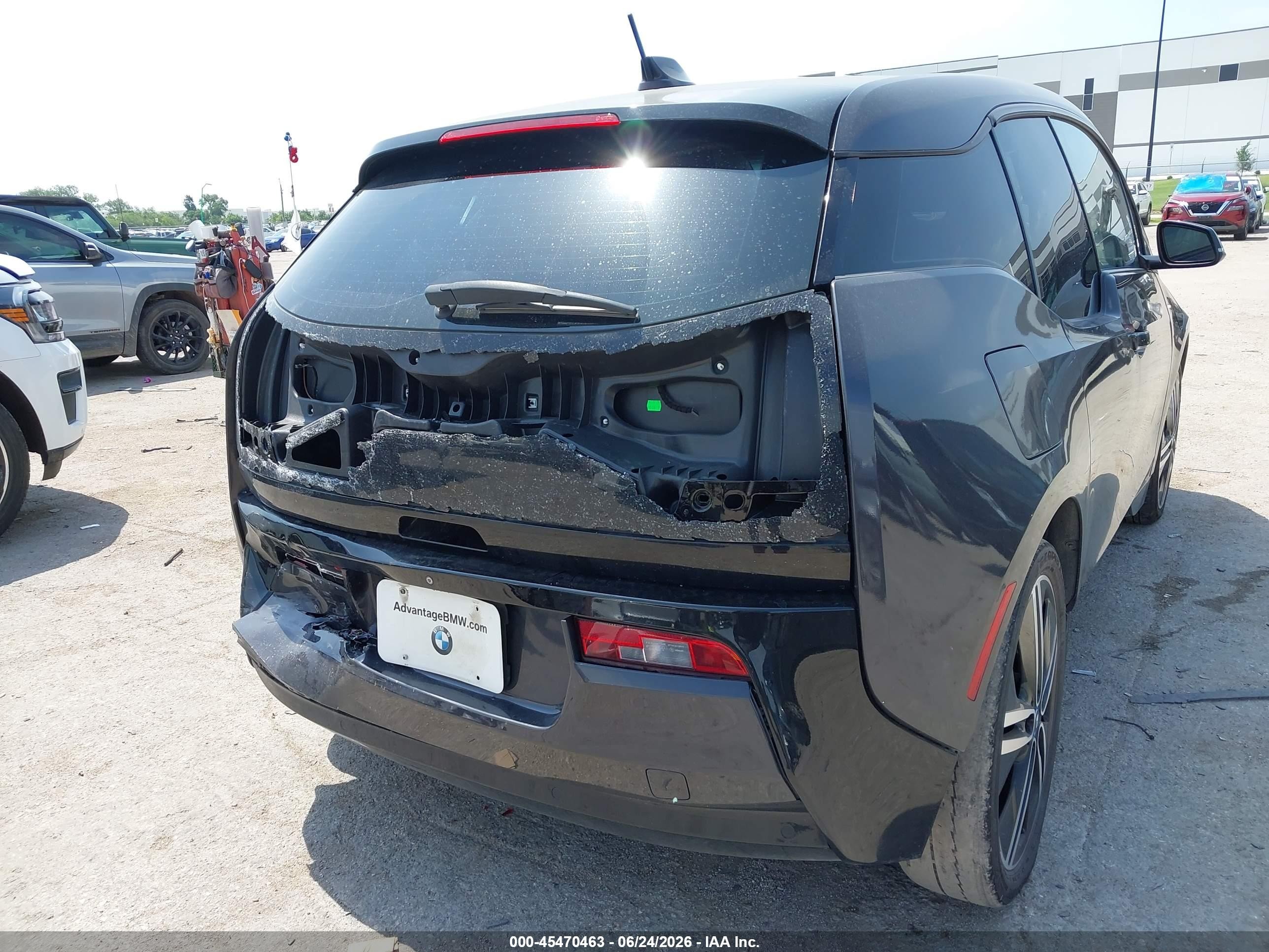 2015 Bmw I3 Base W/range Extender Gray vin: WBY1Z4C58FV503410