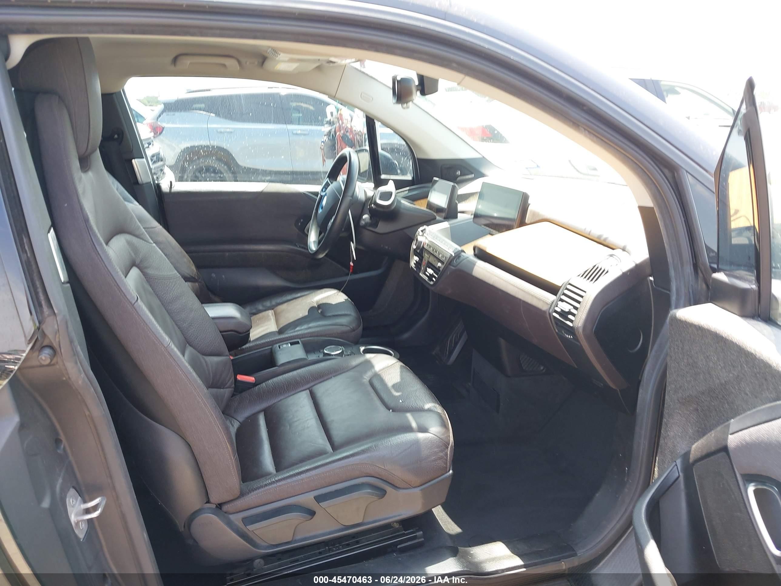2015 Bmw I3 Base W/range Extender Gray vin: WBY1Z4C58FV503410