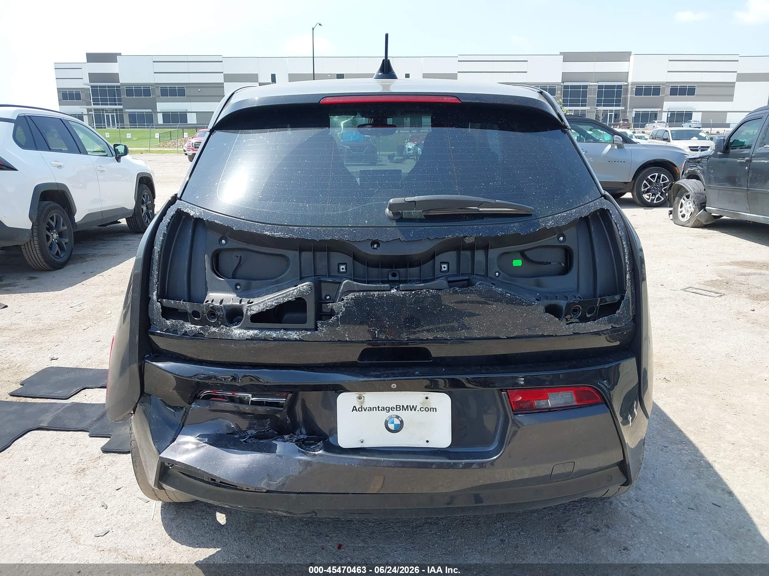 2015 Bmw I3 Base W/range Extender Gray vin: WBY1Z4C58FV503410