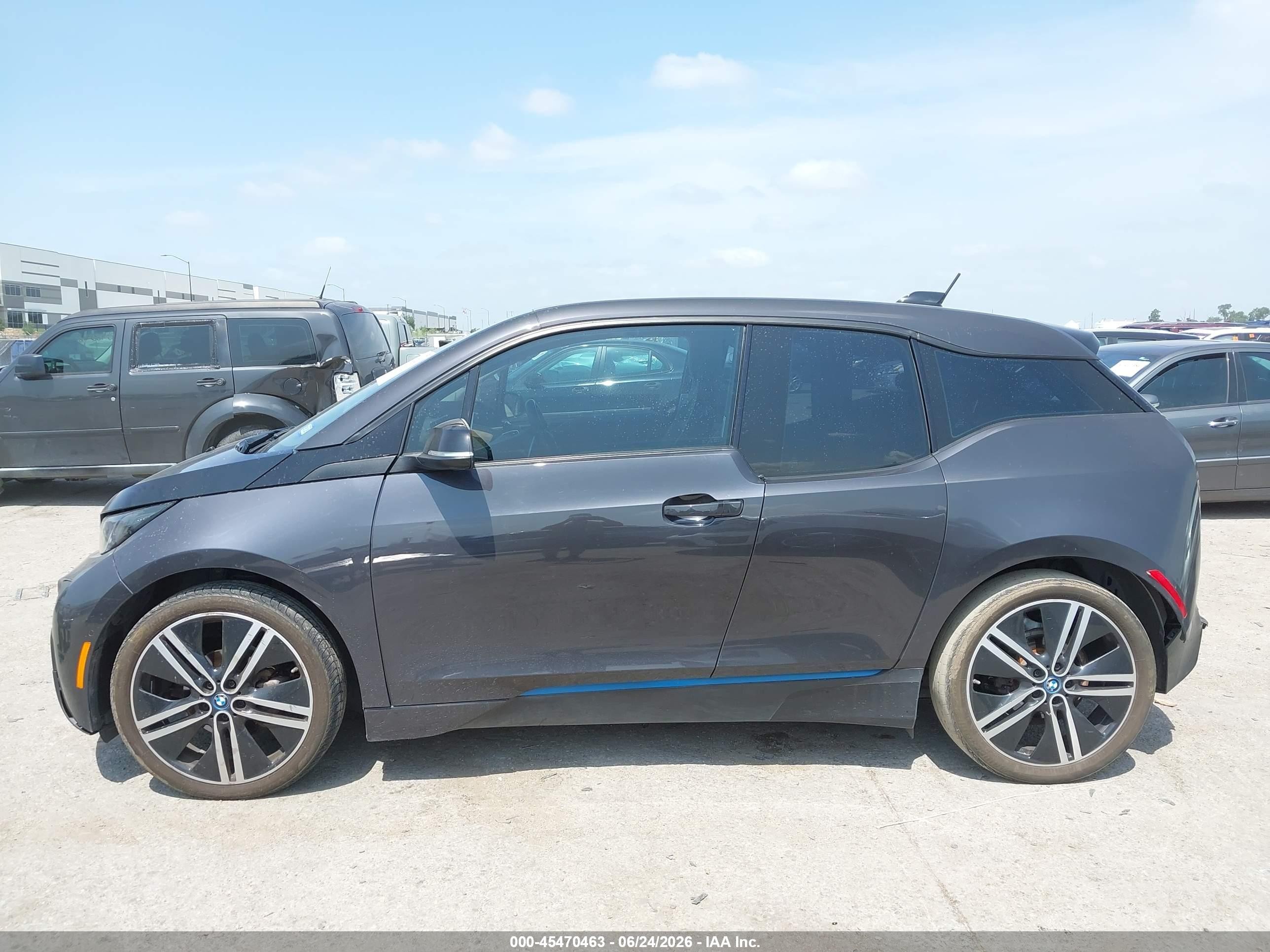 2015 Bmw I3 Base W/range Extender Gray vin: WBY1Z4C58FV503410