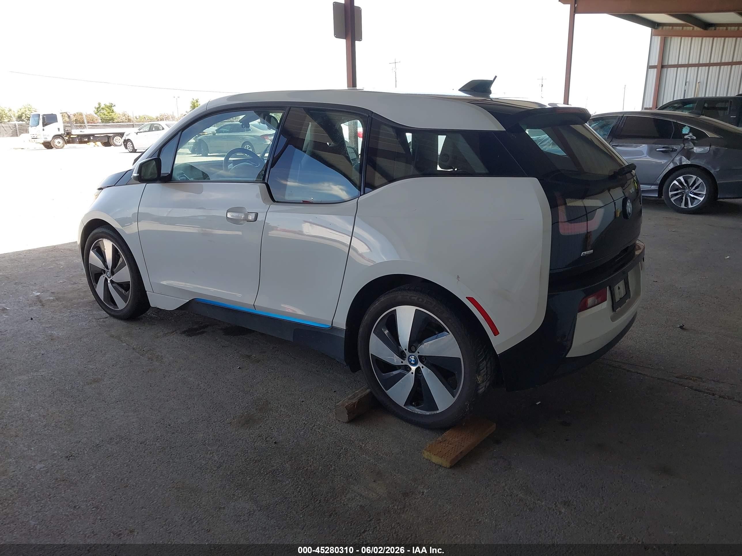 2014 Bmw I3 Base W/range Extender White vin: WBY1Z4C59EV274556