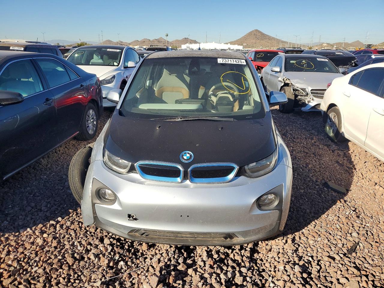 2014 Bmw I3 Rex Silver vin: WBY1Z4C59EV277019