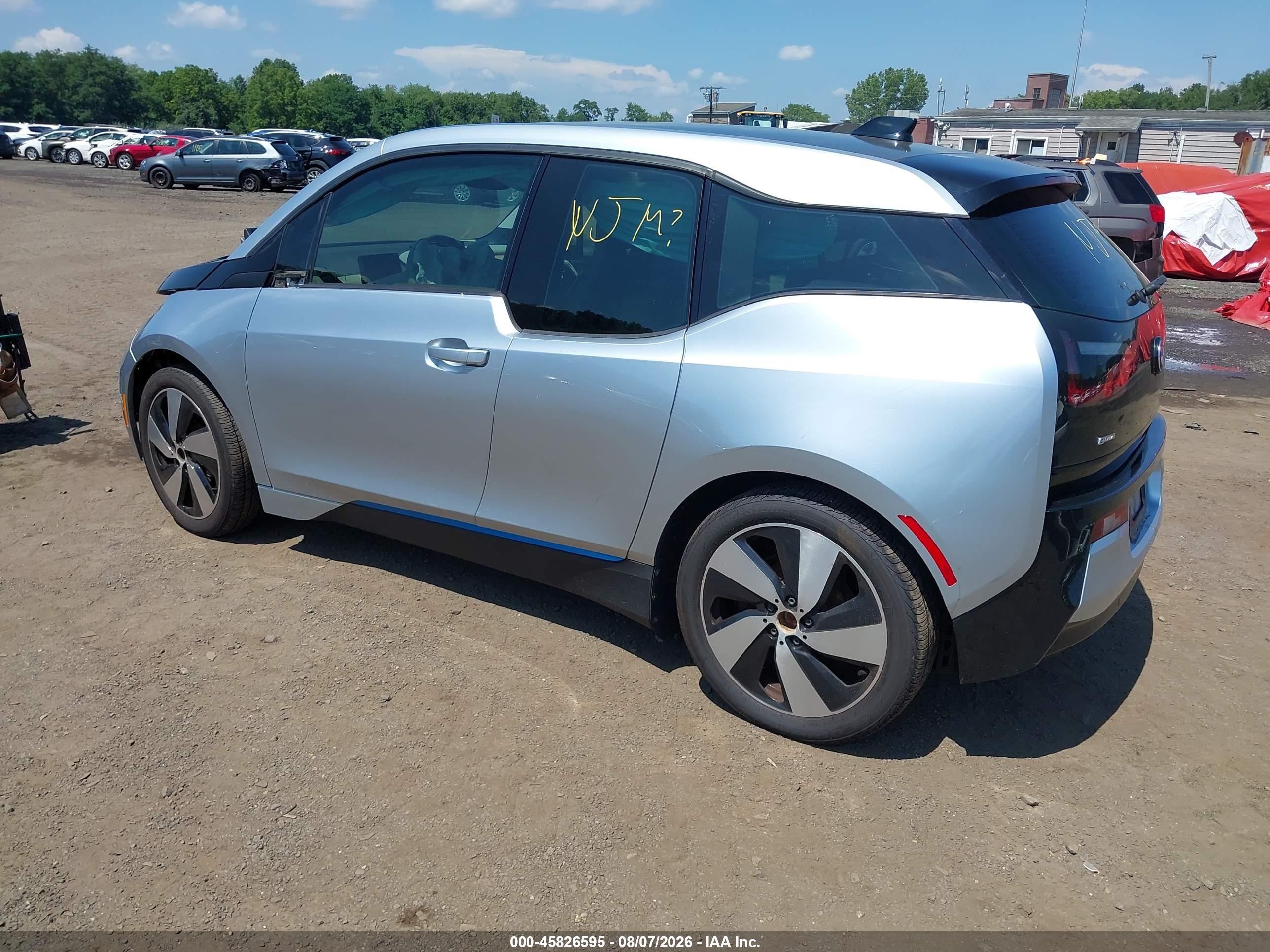 2014 Bmw I3 Base W/range Extender Silver vin: WBY1Z4C59EV277425