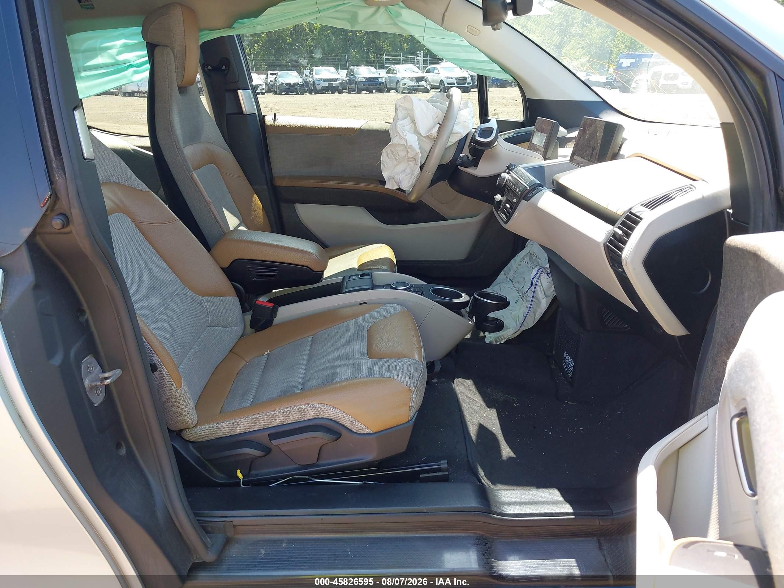 2014 Bmw I3 Base W/range Extender Silver vin: WBY1Z4C59EV277425