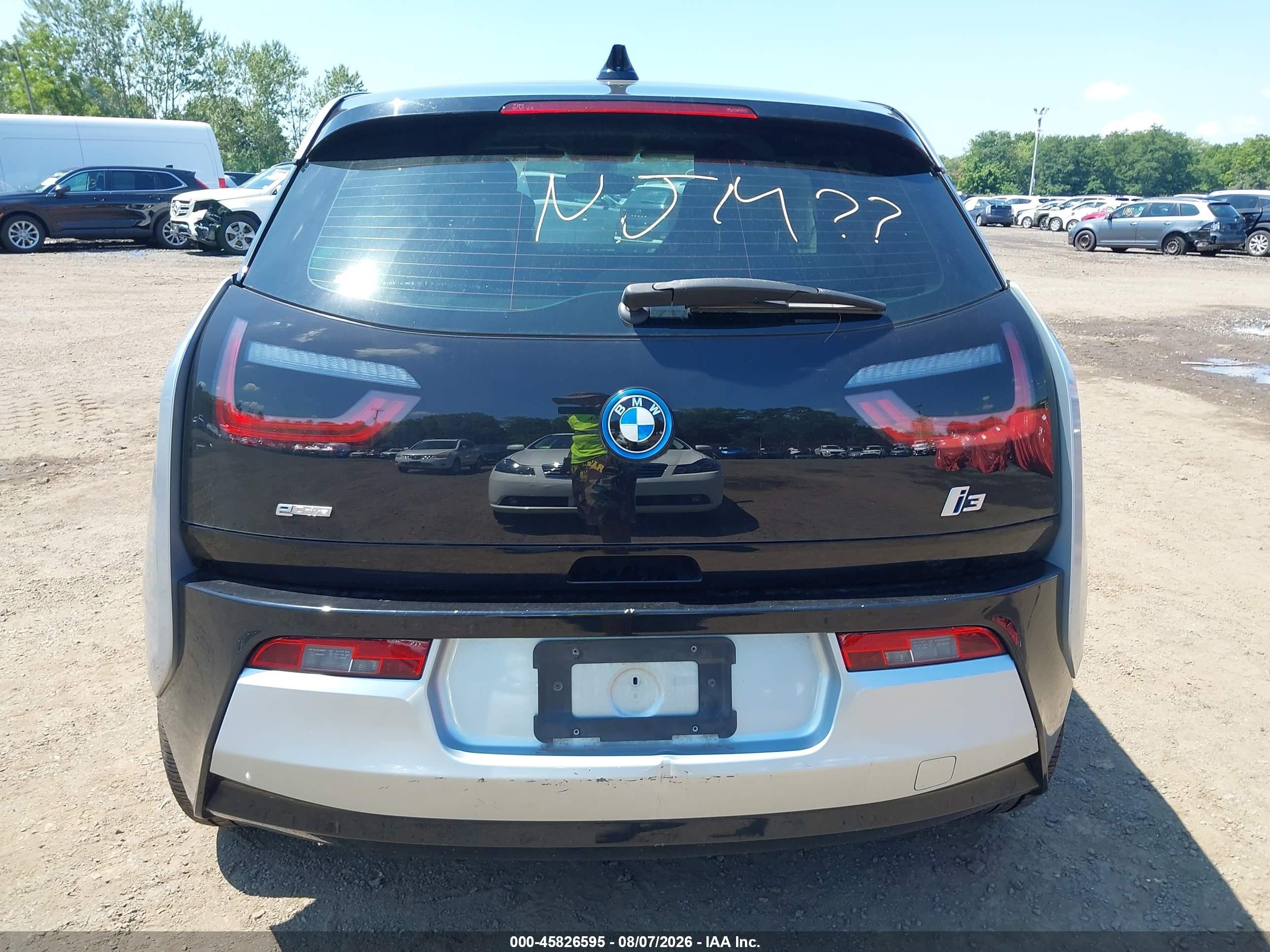 2014 Bmw I3 Base W/range Extender Silver vin: WBY1Z4C59EV277425