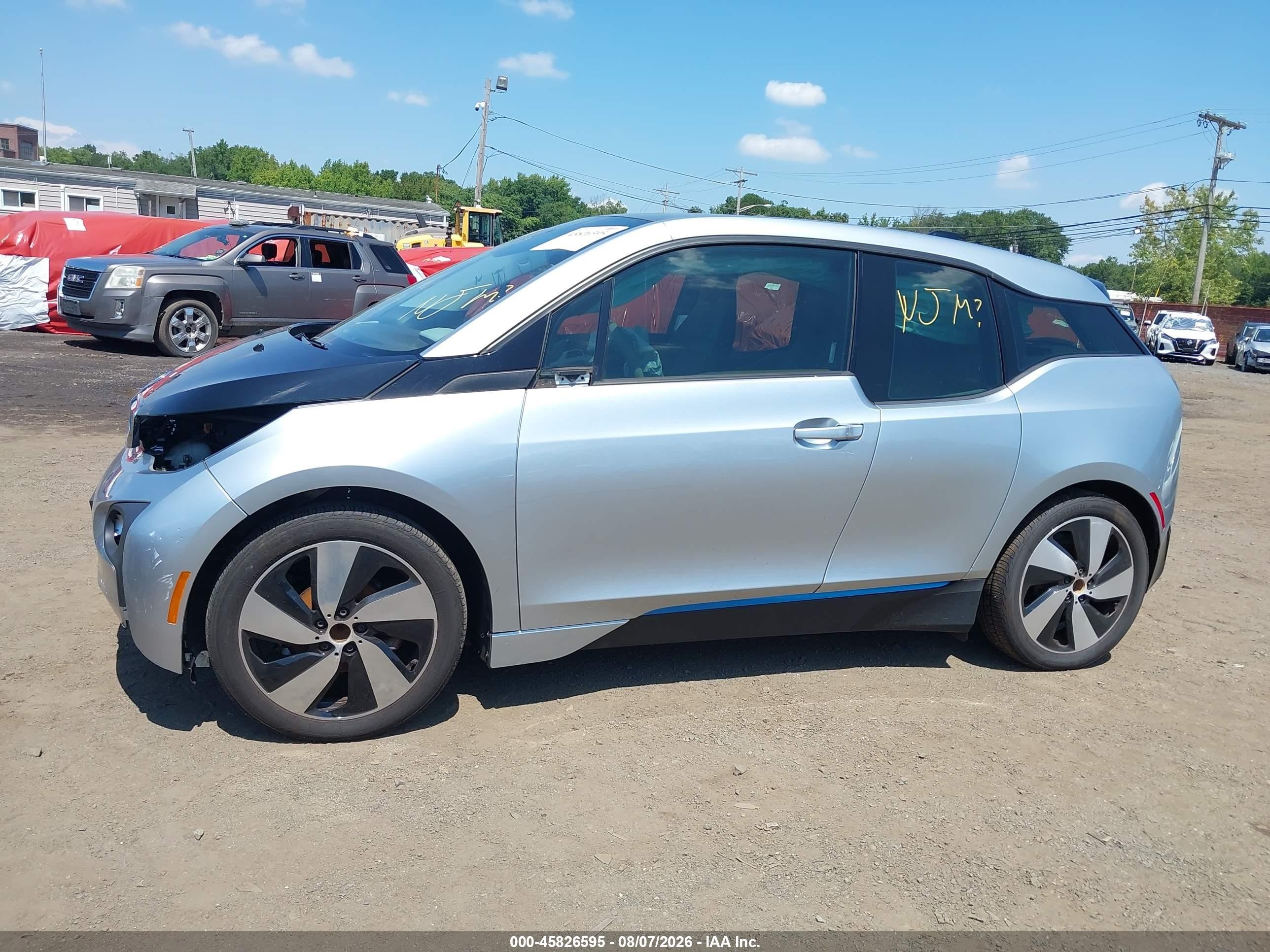 2014 Bmw I3 Base W/range Extender Silver vin: WBY1Z4C59EV277425