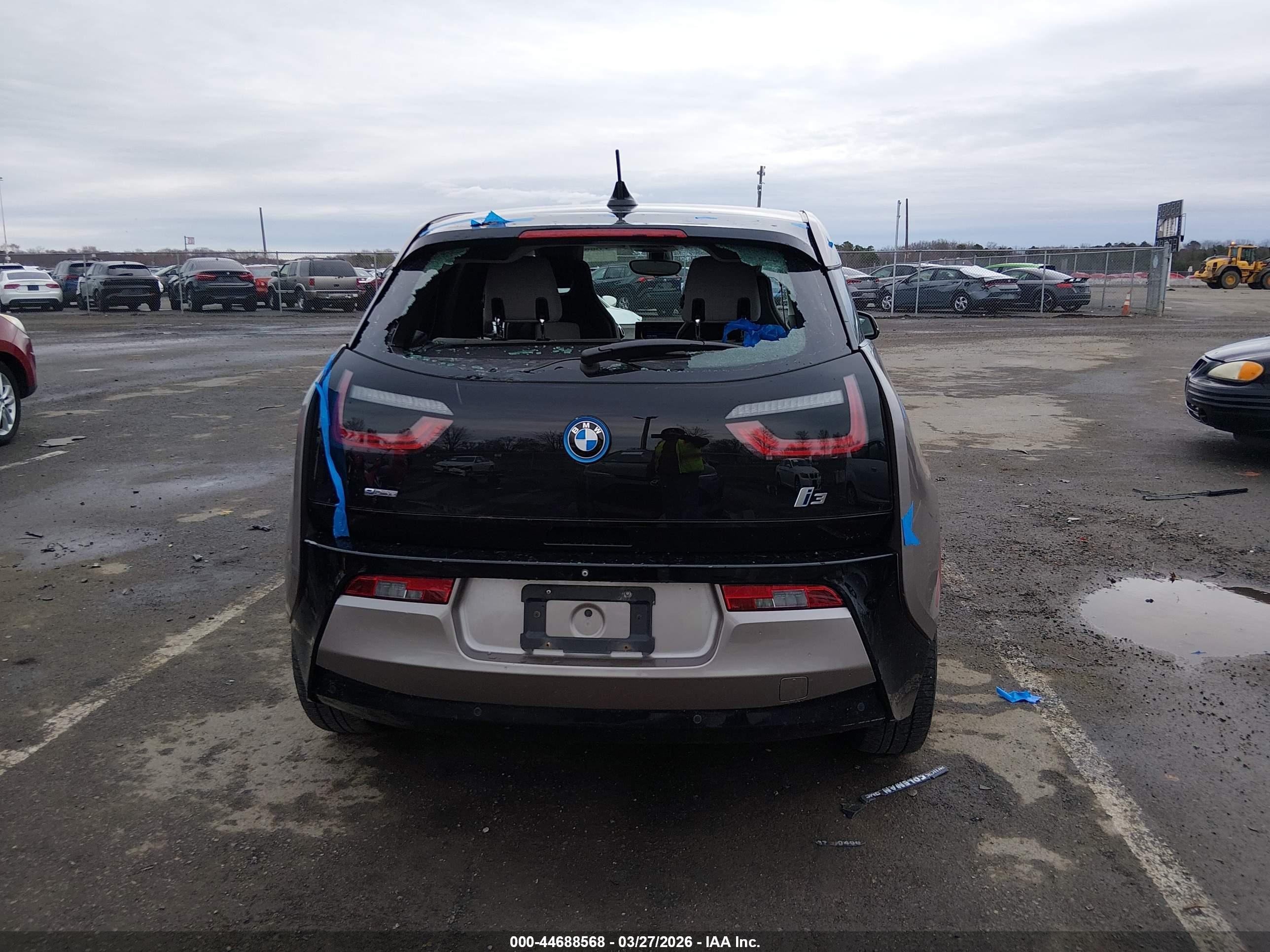 2014 Bmw I3 Base W/range Extender Brown vin: WBY1Z4C59EVX62728