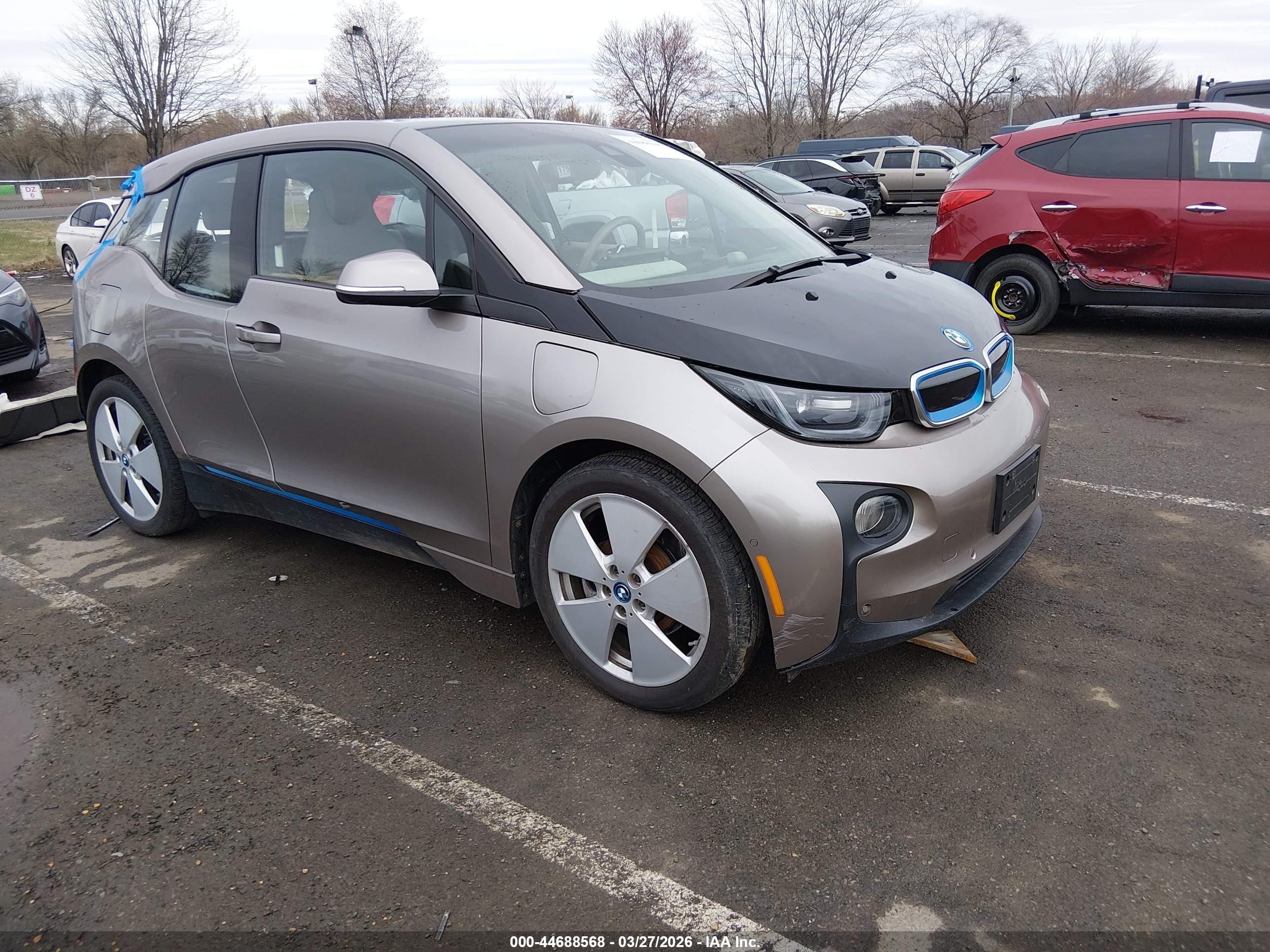 2014 Bmw I3 Base W/range Extender Brown vin: WBY1Z4C59EVX62728