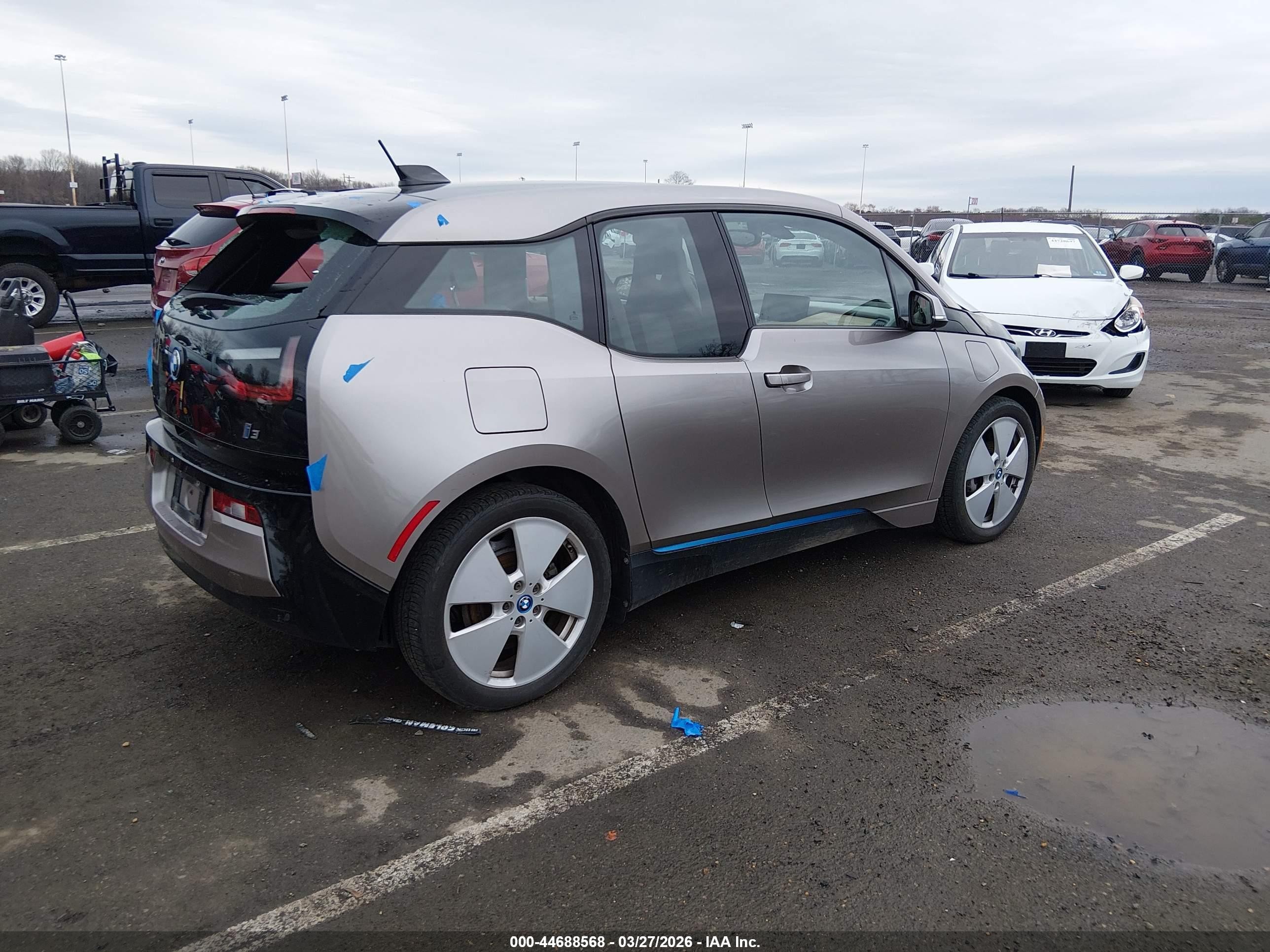 2014 Bmw I3 Base W/range Extender Brown vin: WBY1Z4C59EVX62728