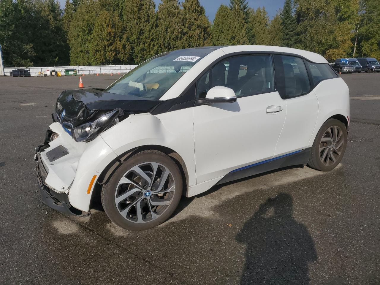 2015 Bmw I3 Rex White vin: WBY1Z4C59FV278222