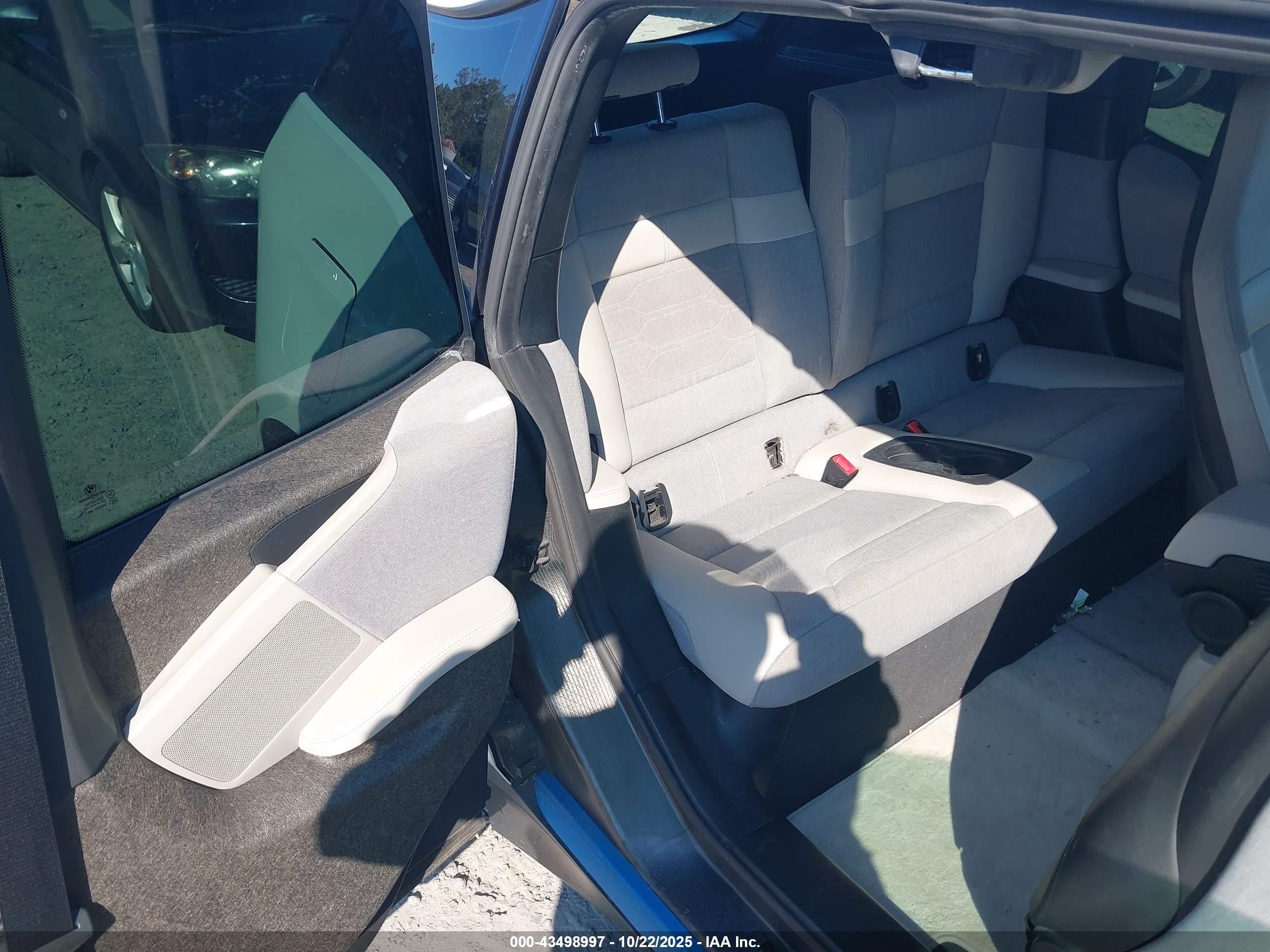 2015 Bmw I3 Base W/range Extender White vin: WBY1Z4C59FV504081