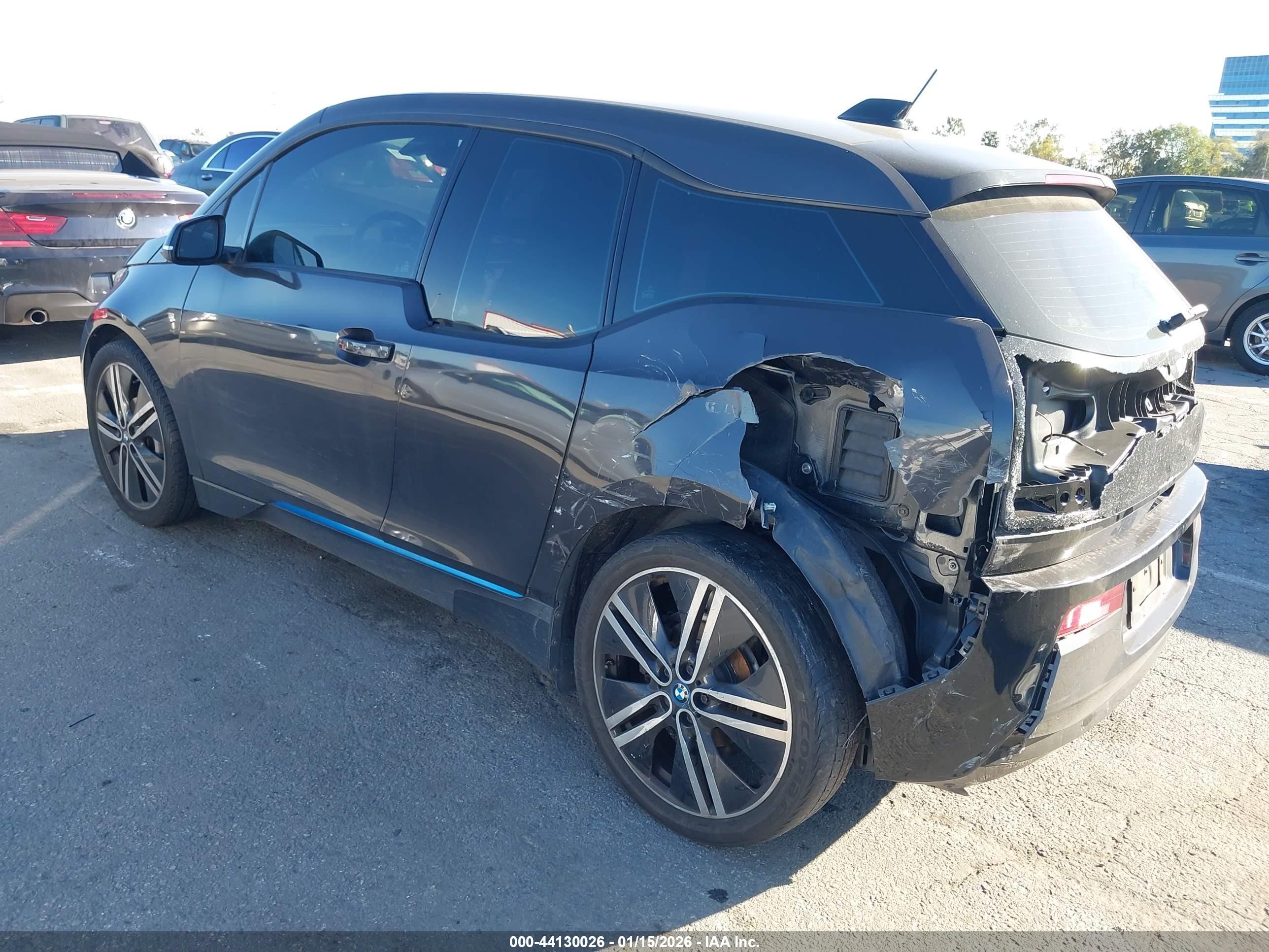 2014 Bmw I3 Base W/range Extender Черный vin: WBY1Z4C5XEV275635