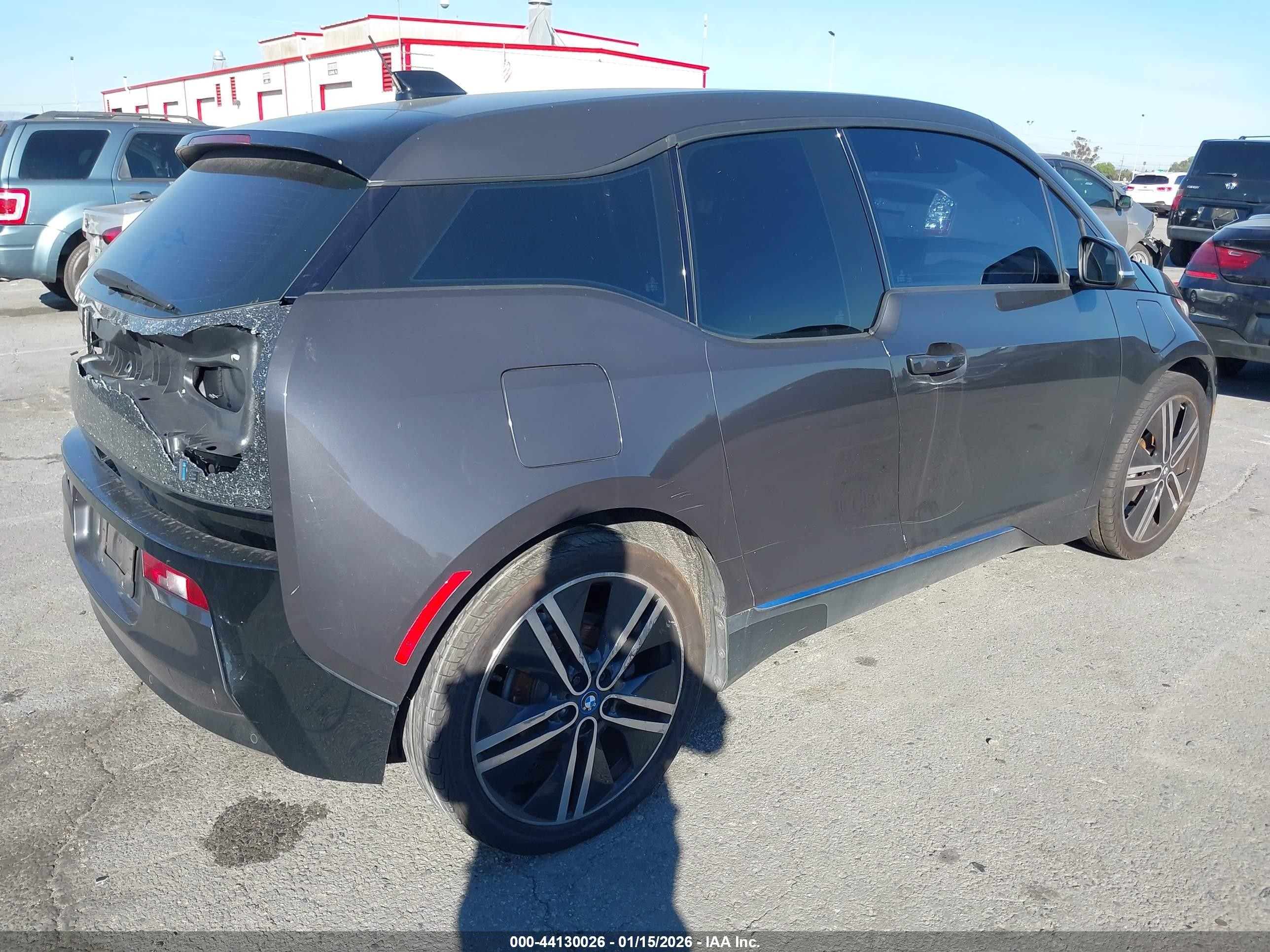 2014 Bmw I3 Base W/range Extender Черный vin: WBY1Z4C5XEV275635