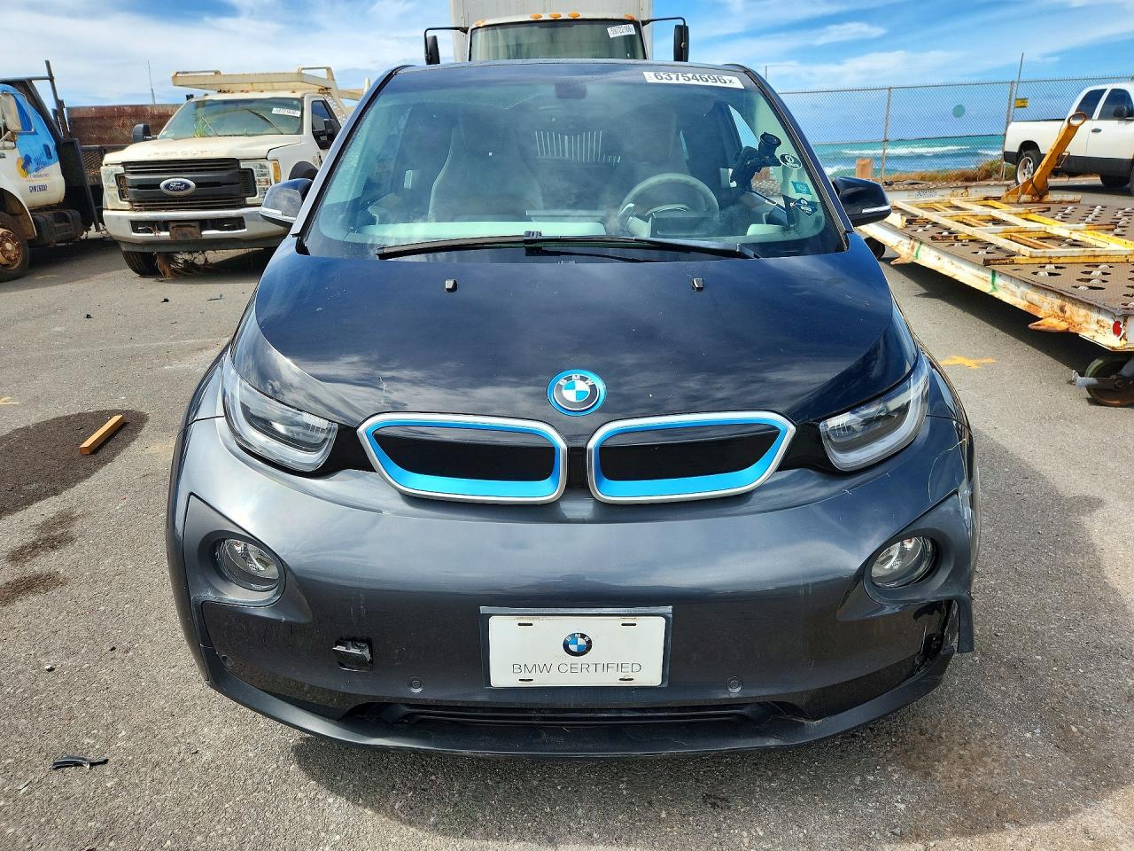 2017 Bmw I3 Rex Угольный vin: WBY1Z8C37HV893537
