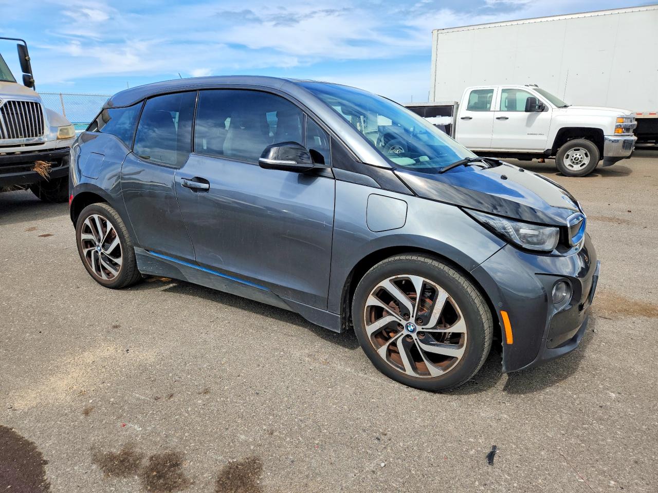 2017 Bmw I3 Rex Угольный vin: WBY1Z8C37HV893537