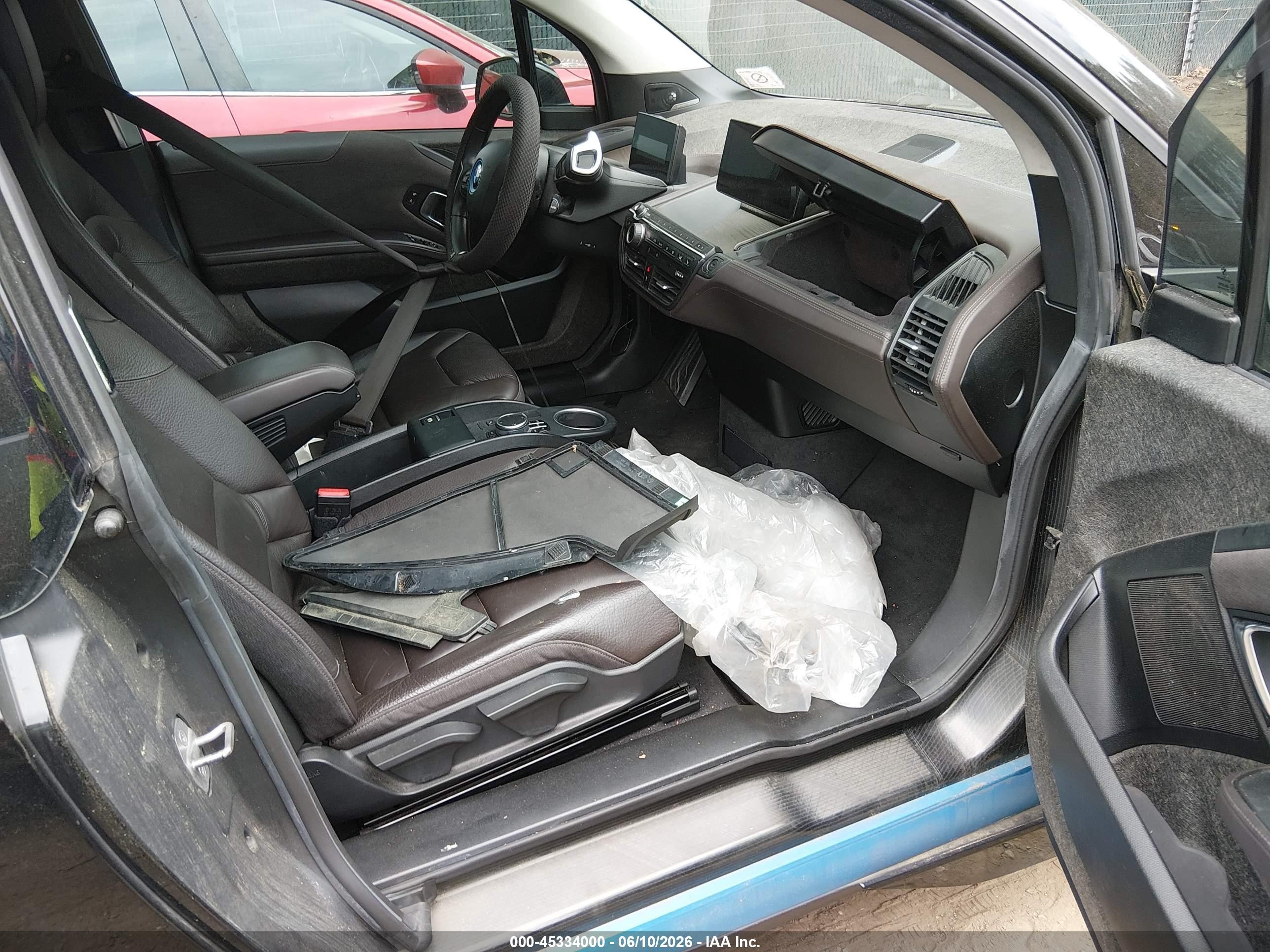 2017 Bmw I3 94 Ah W/range Extender Black vin: WBY1Z8C56HV551000