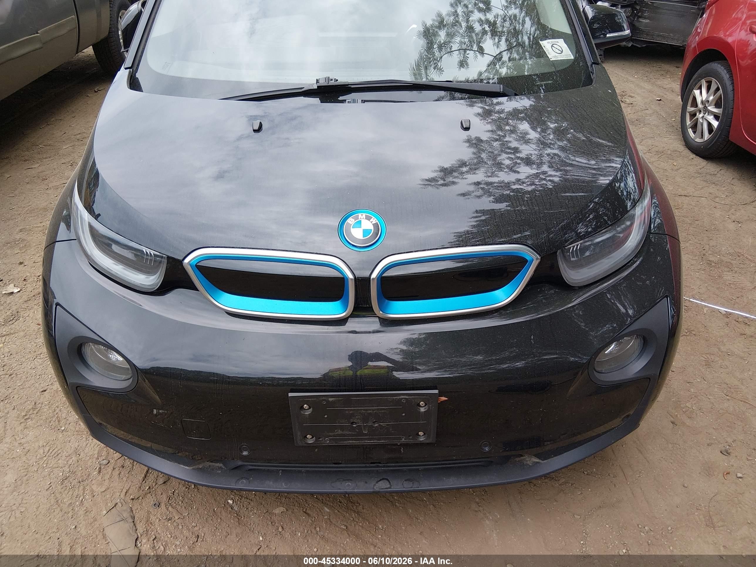 2017 Bmw I3 94 Ah W/range Extender Black vin: WBY1Z8C56HV551000