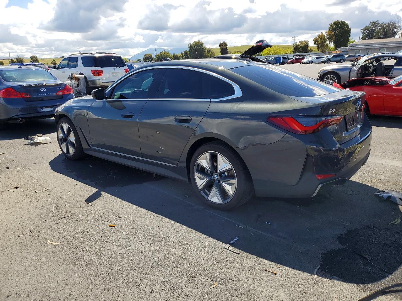 2025 Bmw I4 Edrive 40 Gray vin: WBY23HD08SFU24341